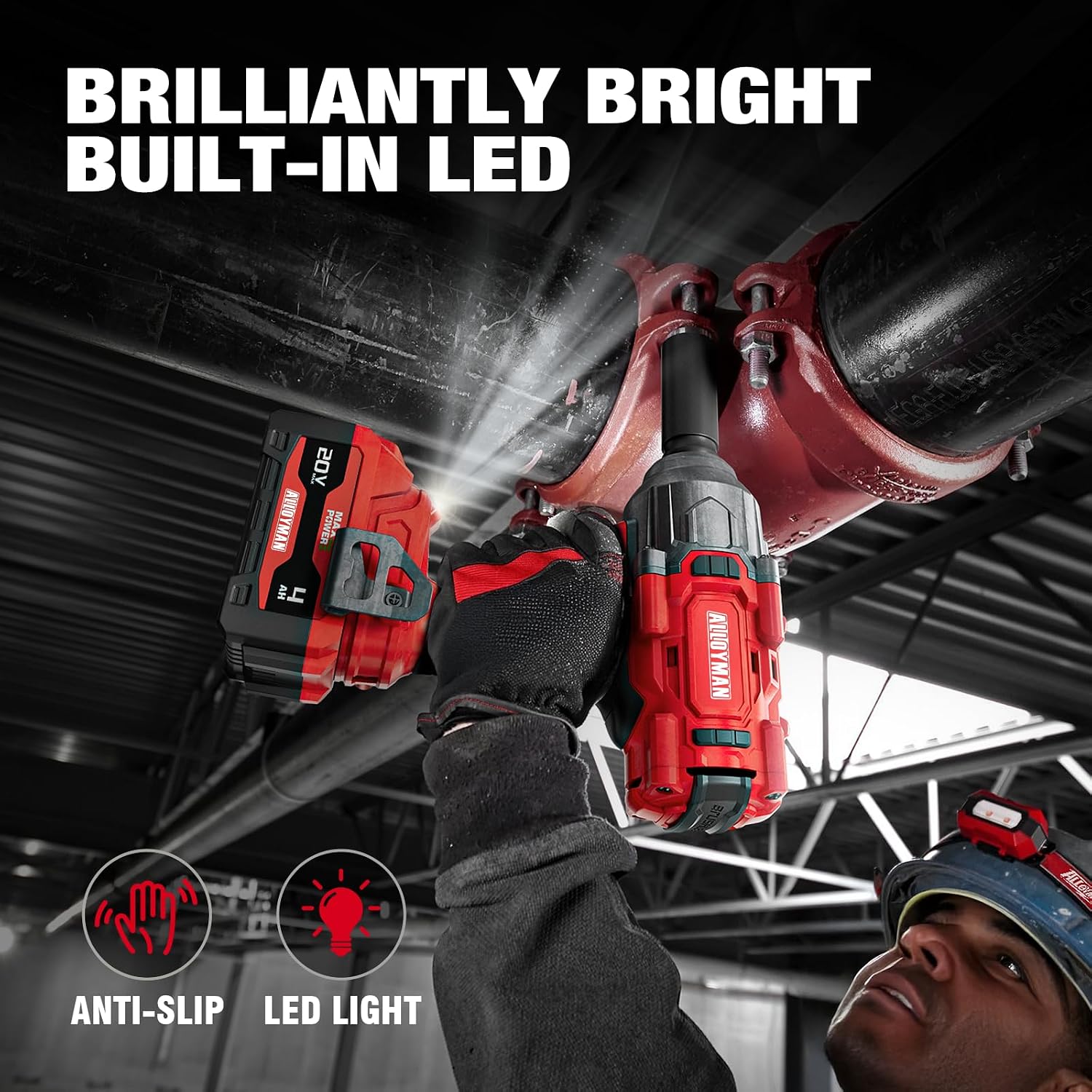 Detalle 2 de Alloyman Cordless Impact Wrench 4.0Ah