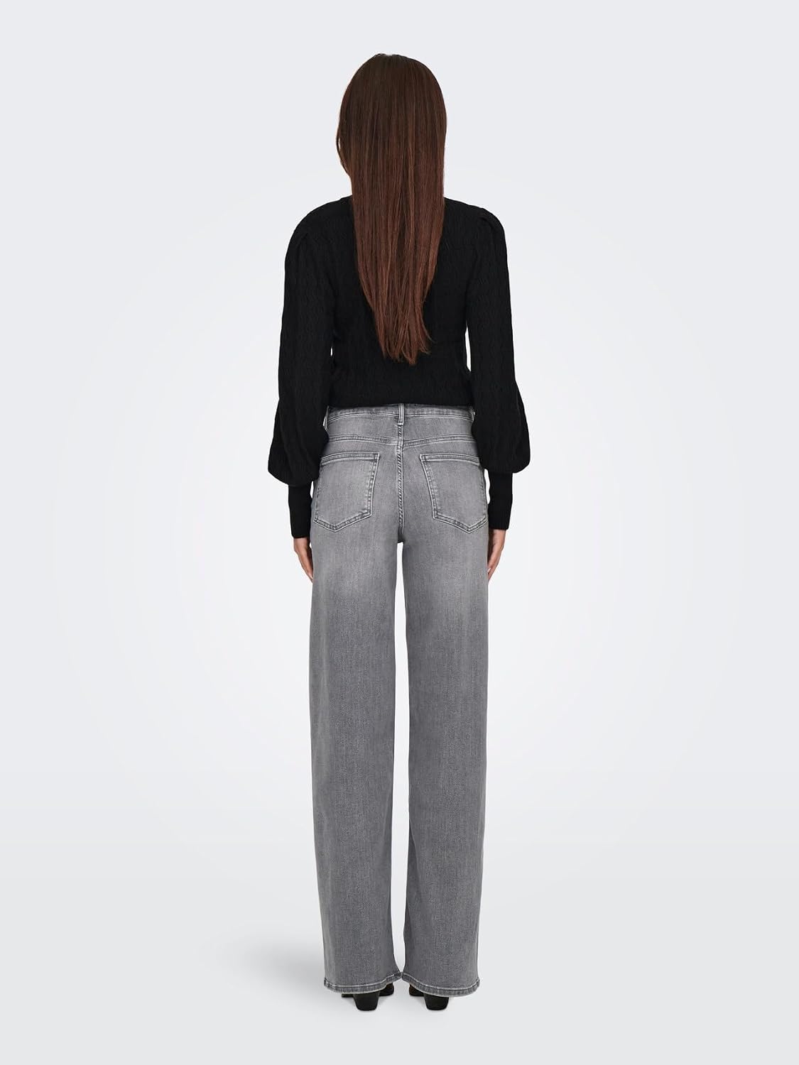 Detalle de ONLY Female Jeans ONLMADISON: Jeans mit weitem Bein, Hohe Taille