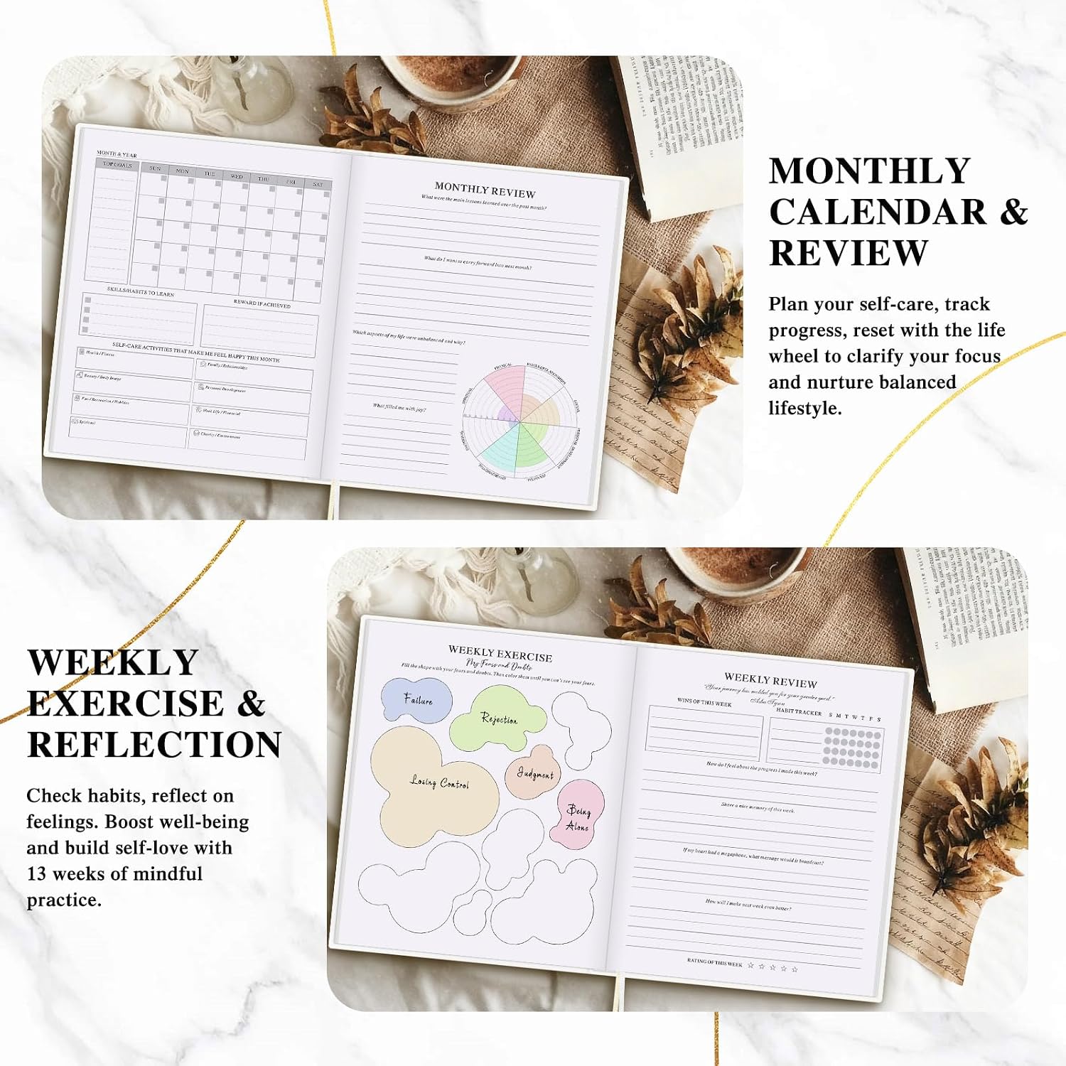 Thumbnail 6 de Lanpn Self Care Journal for Women: 91-Day Guided Journal for Mindfulness and Self-Love