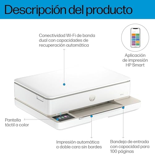 Thumbnail 2 de HP Envy 6120e 714L8B: Impresora multifunción a color con Wi‑Fi y HP Instant Ink