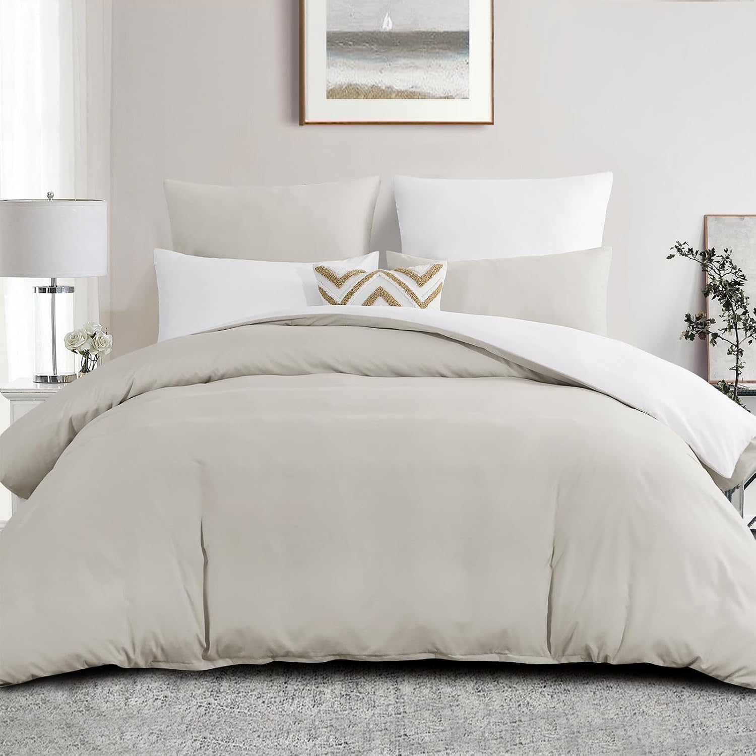 Detalle de Aisbo King duvet cover set 220x230