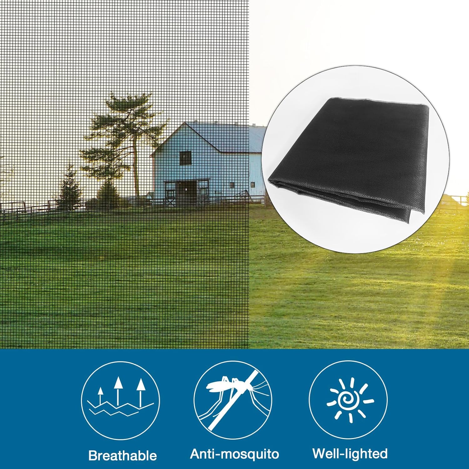 Thumbnail 5 de NeatiEase 48x102 Adjustable Window Screen 🪟