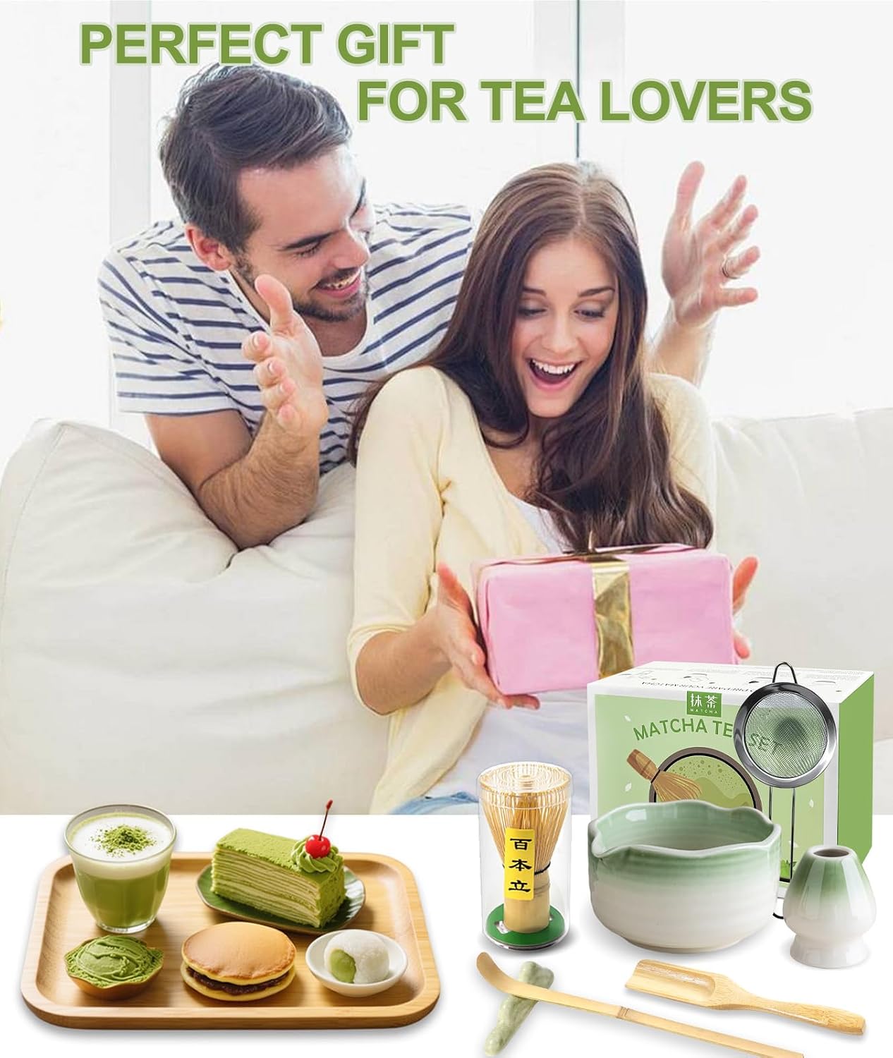 Thumbnail 6 de JBER Matcha-Set-7PCS matchaset met bamboe garde en keramische kom