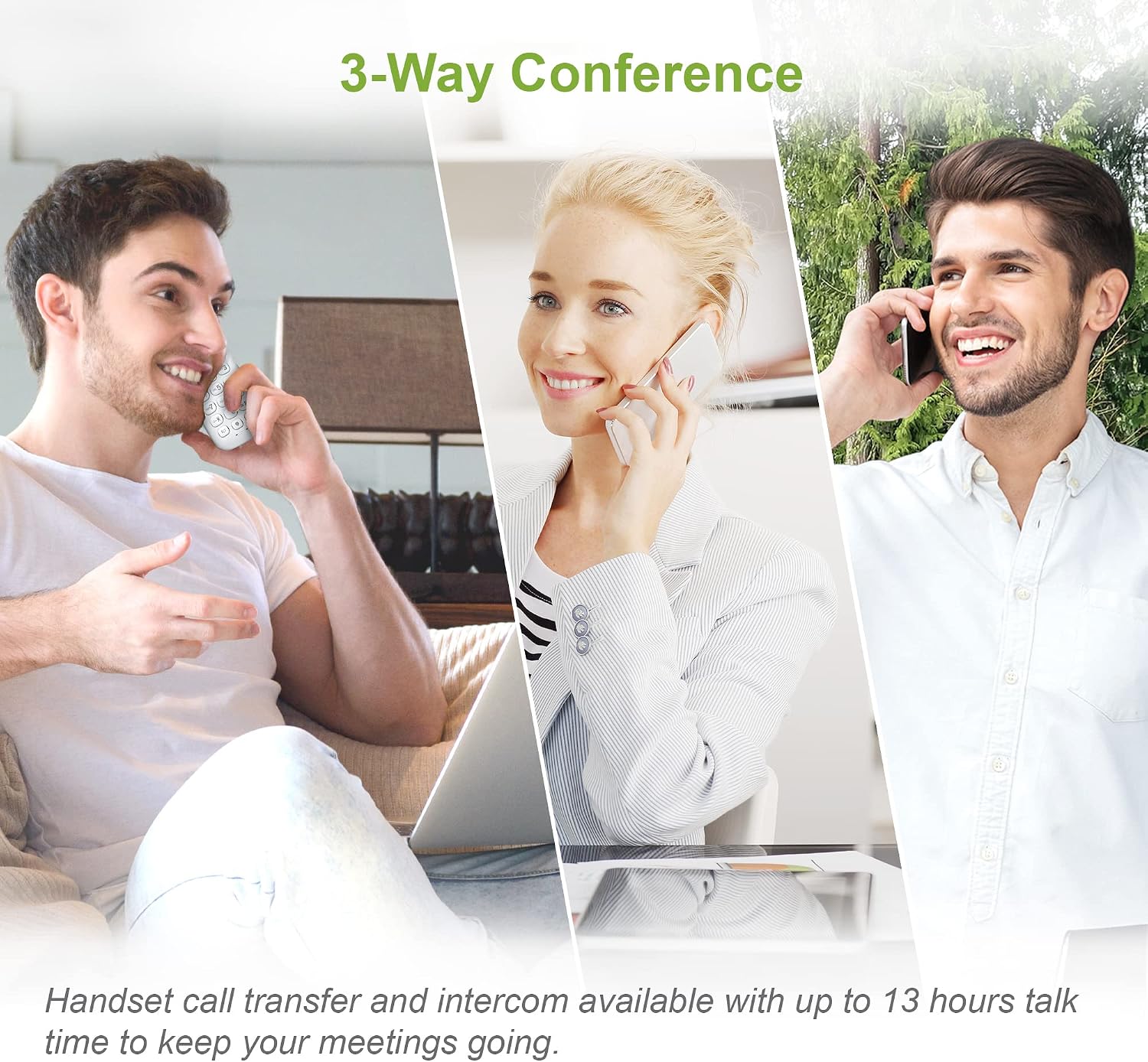 Detalle 2 de VTech CS1501 DECT Cordless Phone with Call Block and 2 Handsets