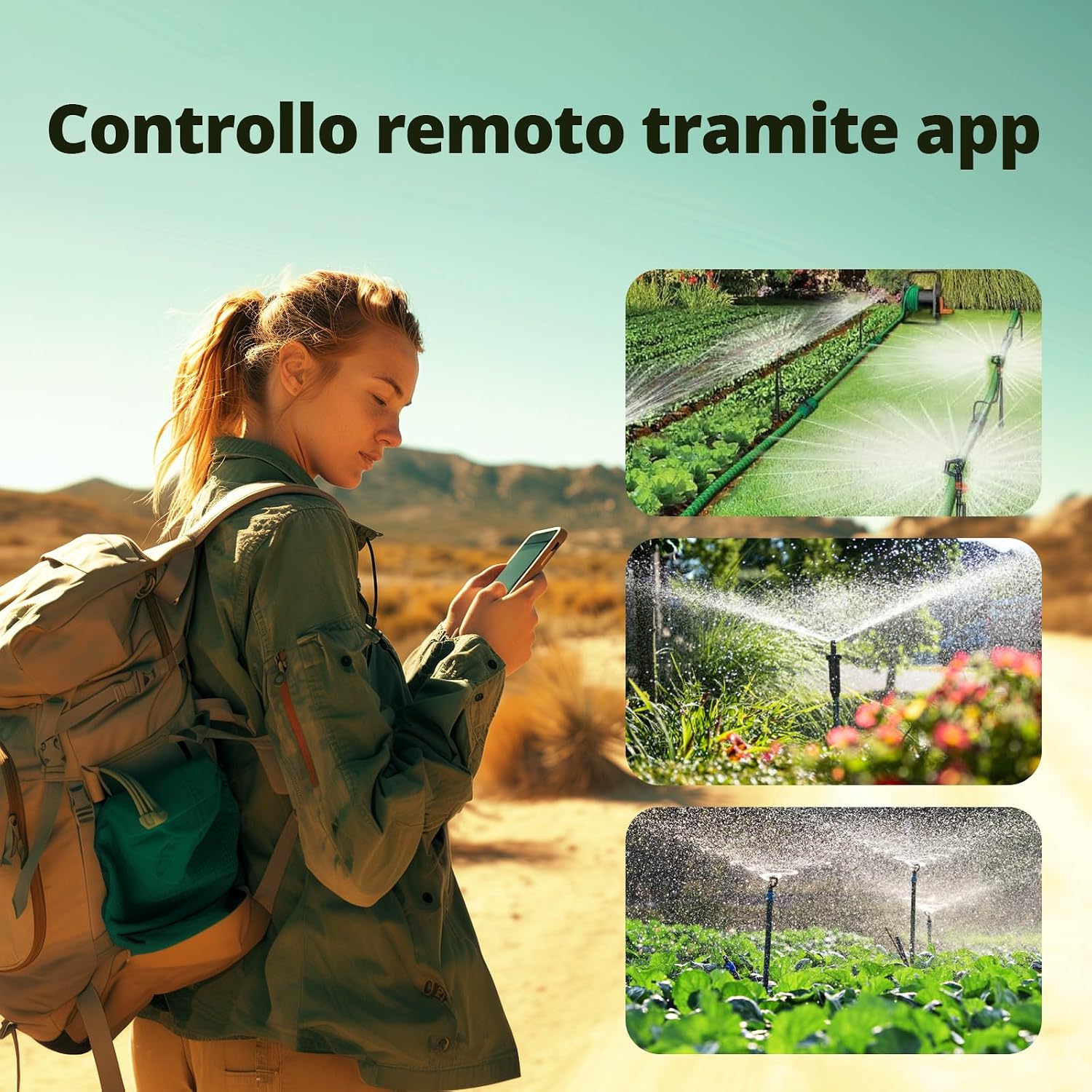 Detalle 2 de SONOFF Computer Irrigazione Automatic: controllo intelligente per un giardino efficiente