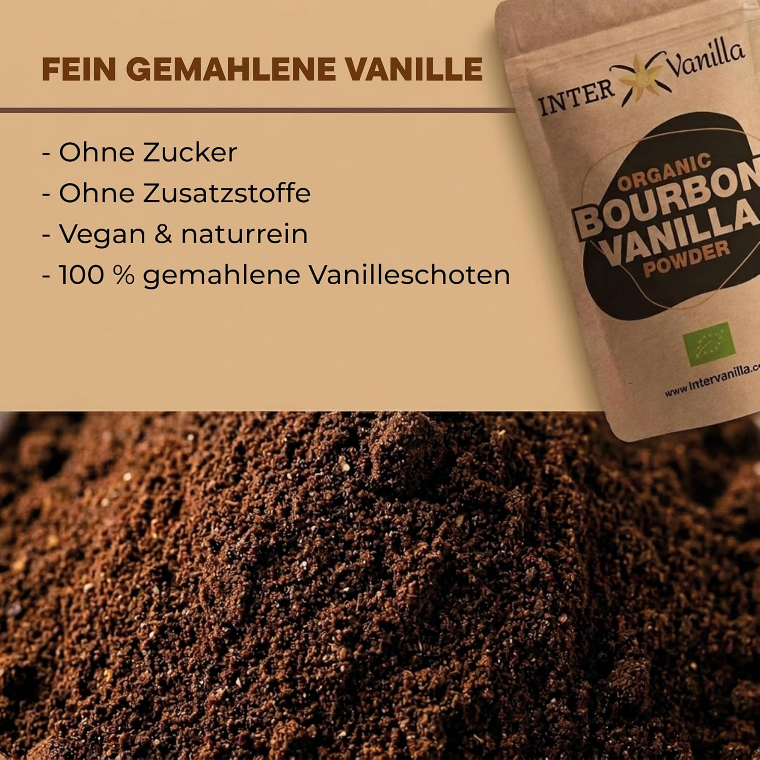 Thumbnail 6 de InterVanilla BIO Bourbon Vanillepulver 50g