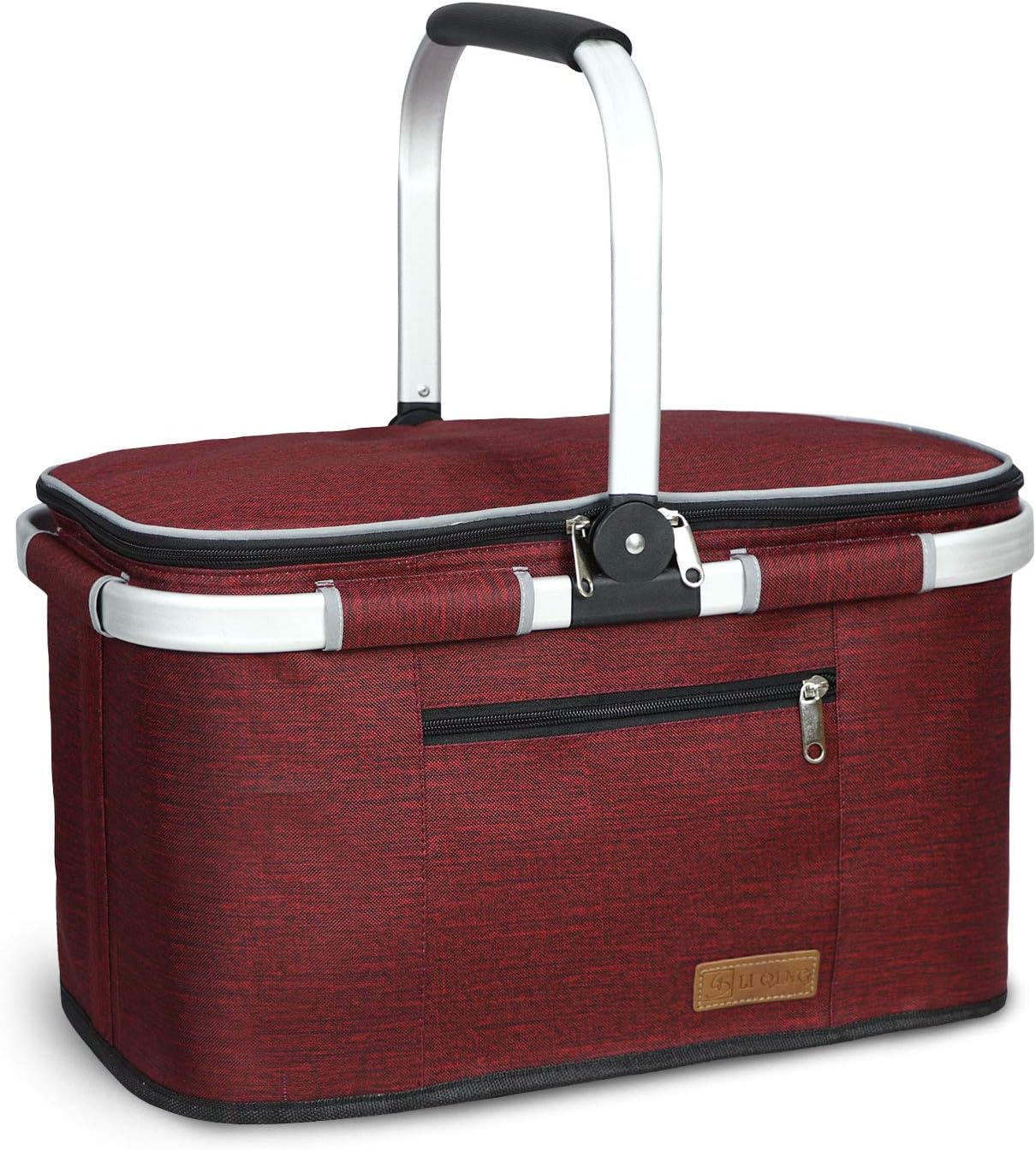 Thumbnail 6 de LIQINGG 35L Kühltasche Einkaufskorb