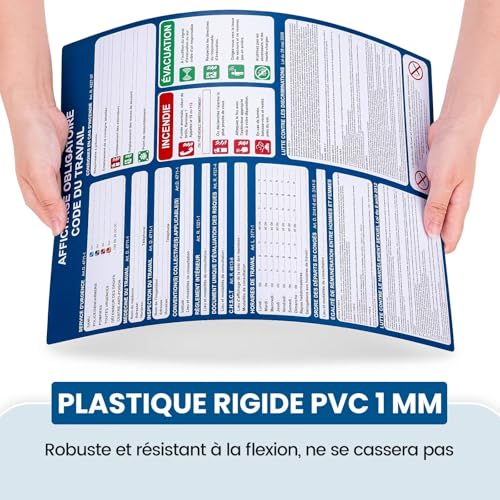 Thumbnail 4 de Panneau Code du Travail 2025 400x300mm ⚙️