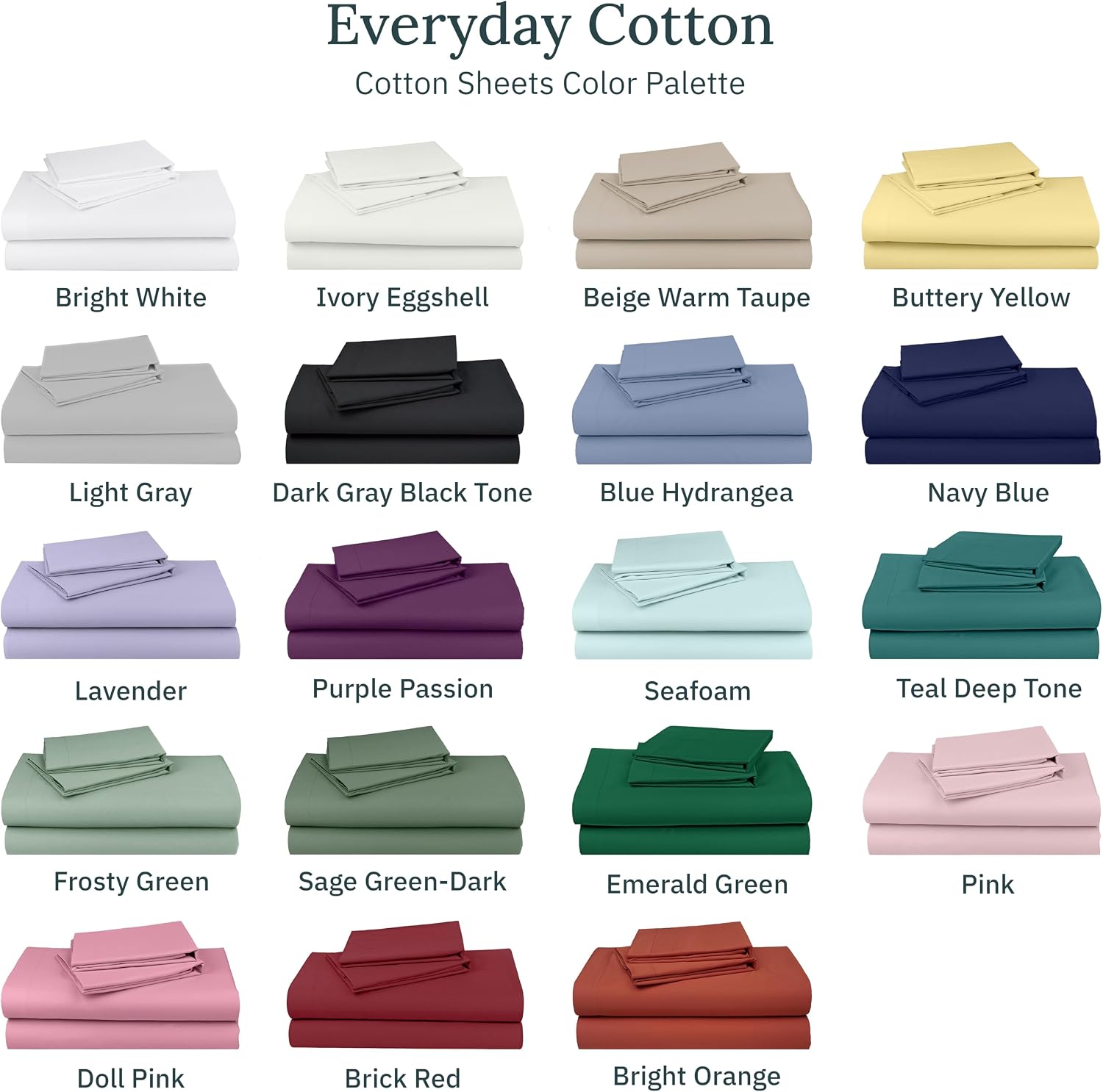 Thumbnail 5 de California Design Den King Size Sheets Set 4-Piece