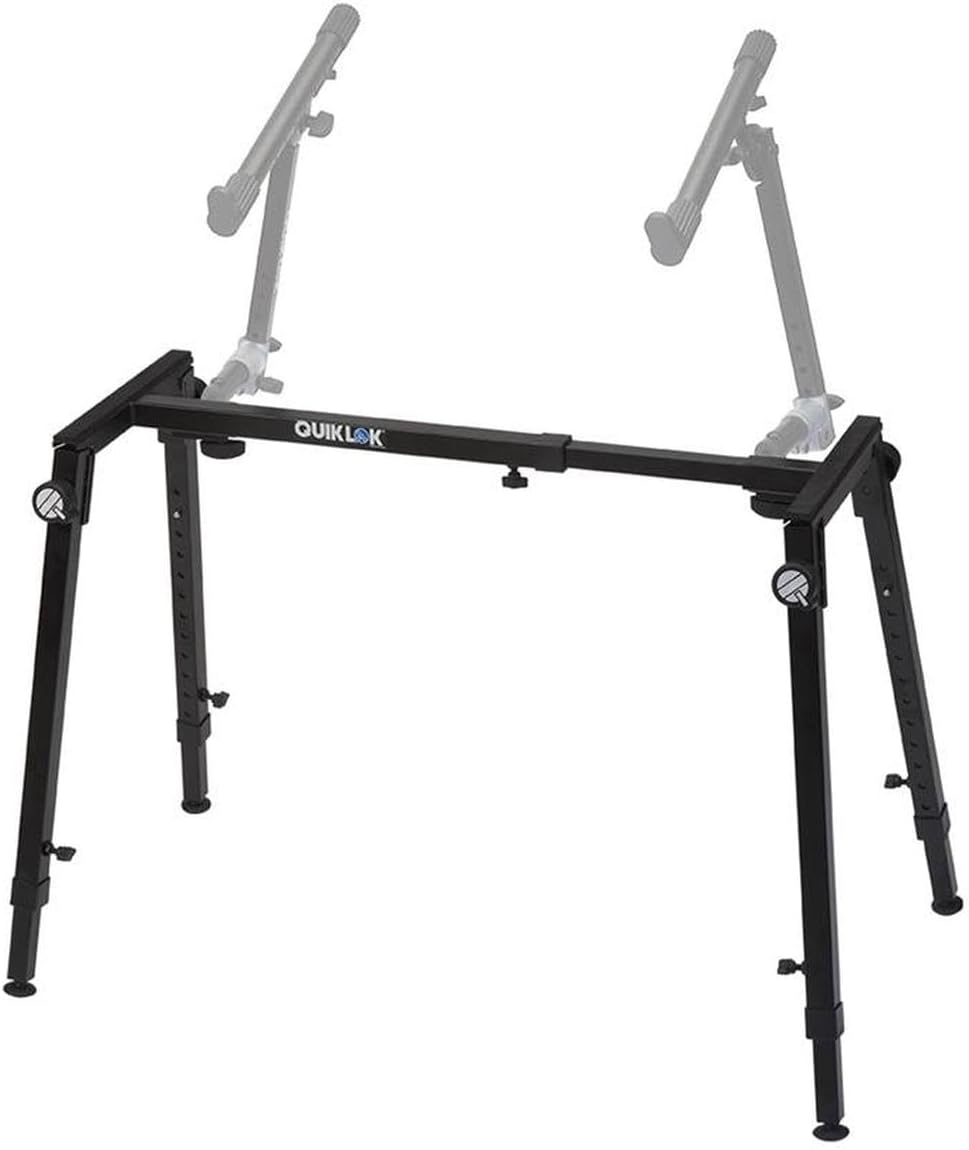 Detalle de Quik-Lok WS421 Keyboard Stand, Adjustable Height and Width, 80 kg Capacity