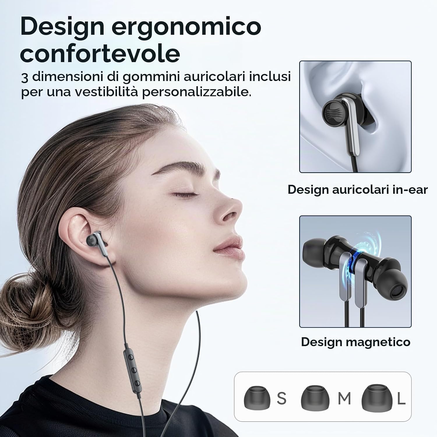 Detalle de Cuffie USB-C con microfono Type C, Hi-Fi