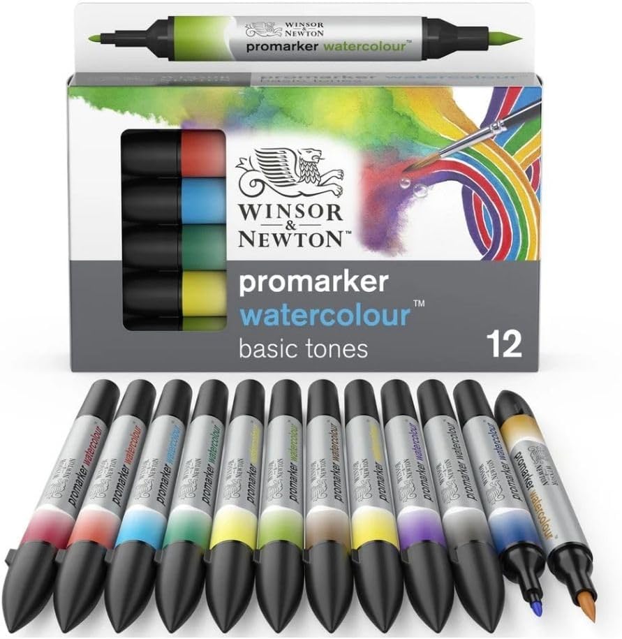 Thumbnail 1 de Winsor & Newton ProMarker Watercolour Set 12