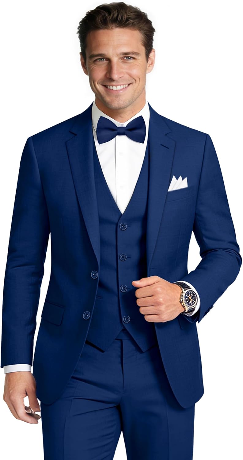 Thumbnail 6 de Gentle Season Stretch Slim Fit 5-Piece Suit Set 👔