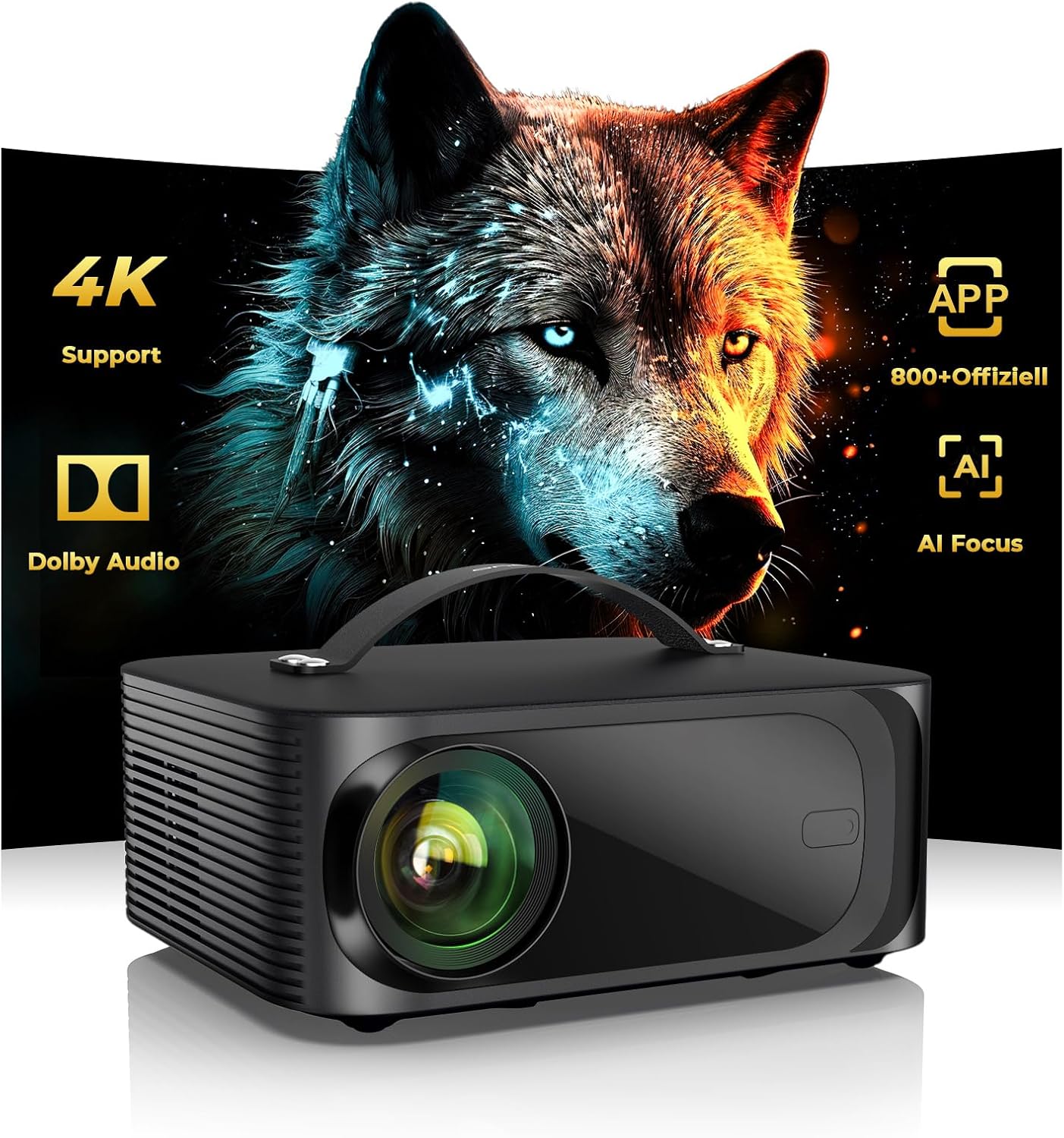 Detalle de ONOAYO Smart Beamer 4K 1500 ANSI Heimkinoprojektor