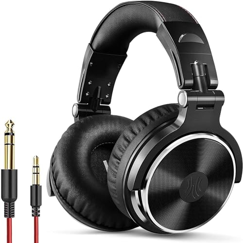 Detalle de OneOdio Pro-10, casque filaire DJ avec microphone, haut-parleurs 50 mm