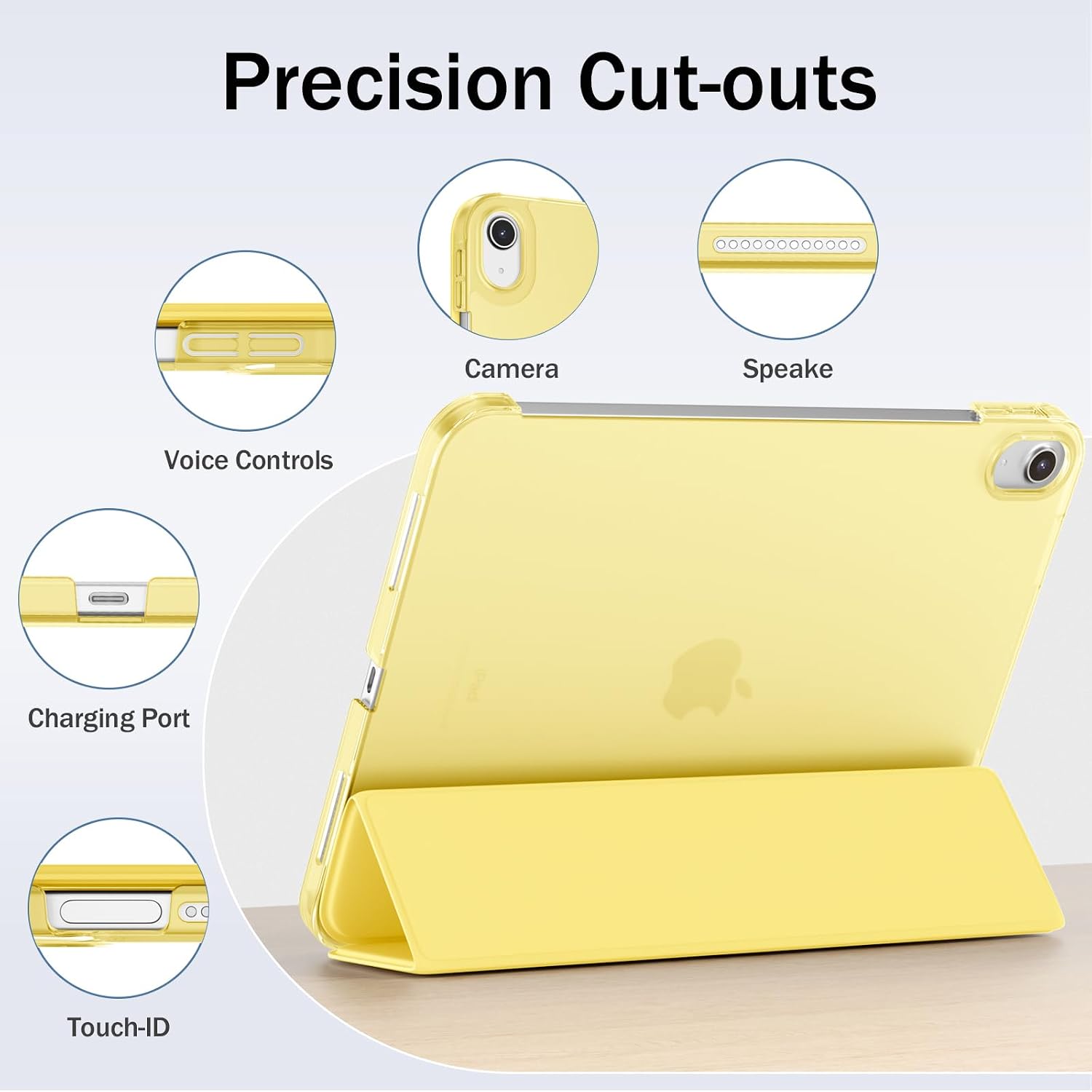 Thumbnail 6 de Maledan iPad A16 Case for 11th/10th Gen, Slim Translucent PC Back 💼