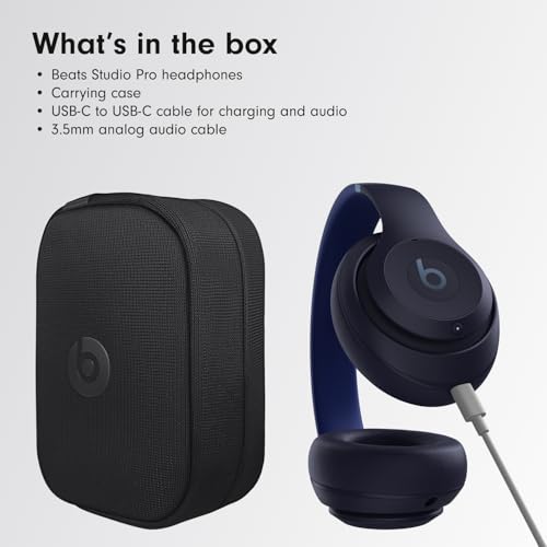 Thumbnail 6 de Beats Studio Pro Premium Wireless Over-Ear Headphones (Navy)