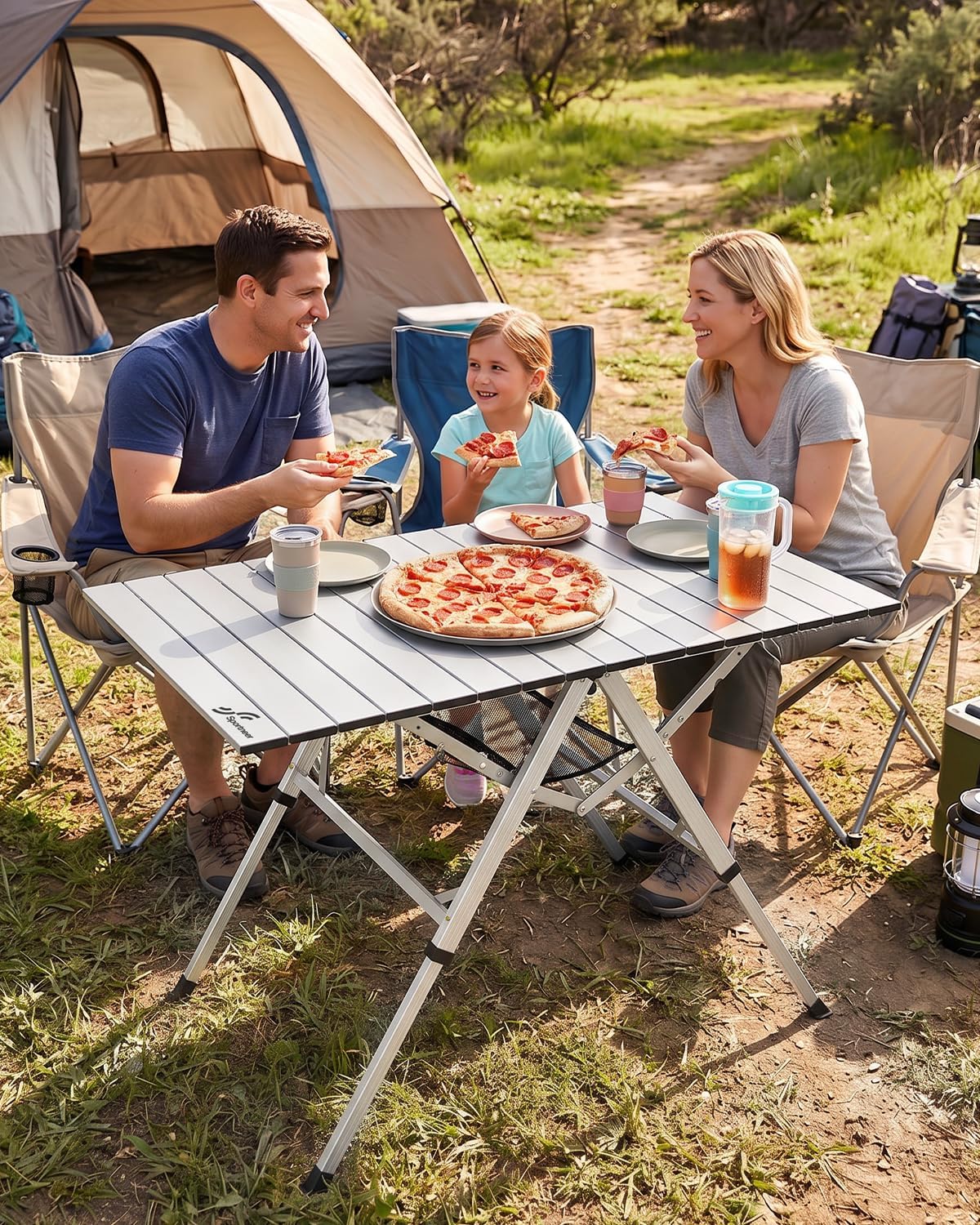 Thumbnail 1 de Sportneer Y21-80602-77-TSEU opvouwbare campingtafel 90 x 60 cm in aluminium