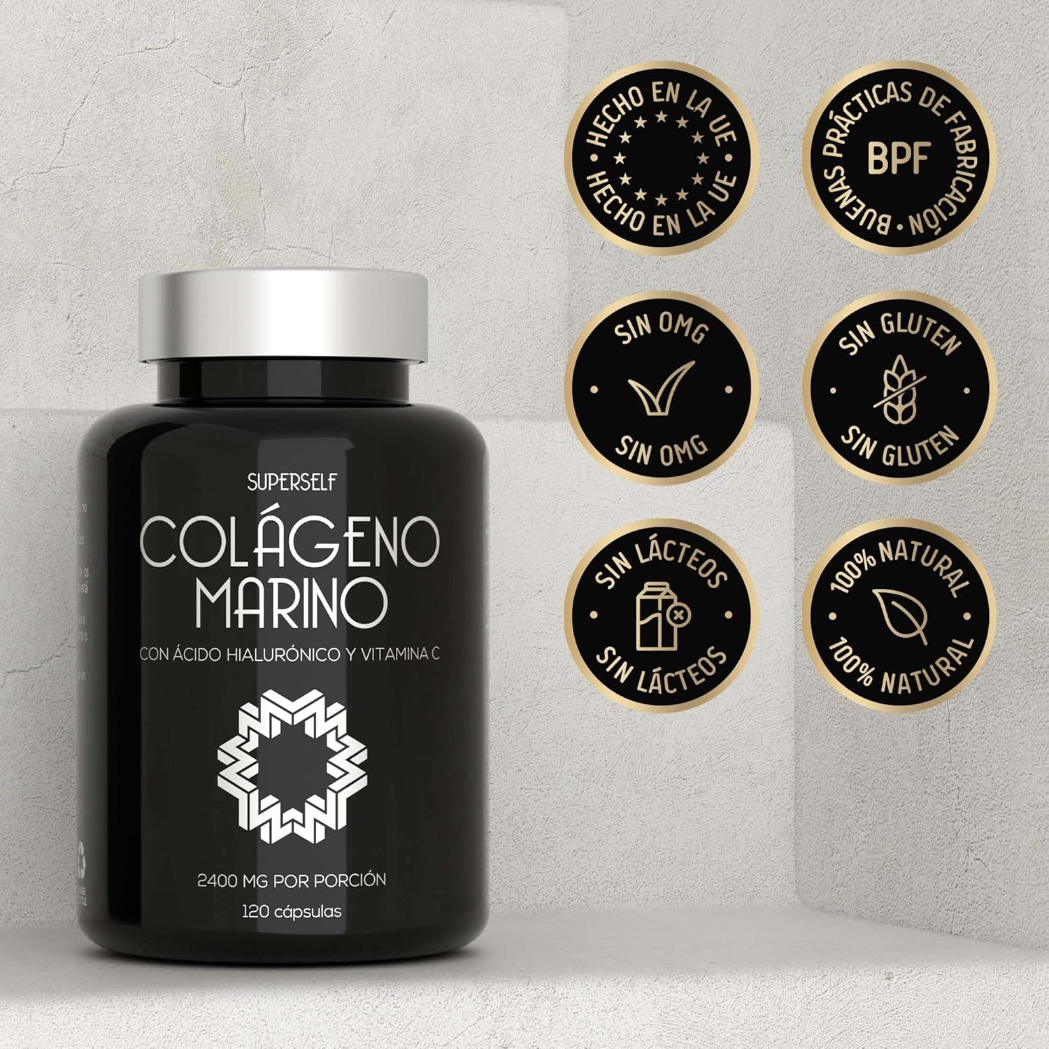 Thumbnail 5 de Colágeno Marino Hidrolizado 2400 mg con Ácido Hialurónico 💧