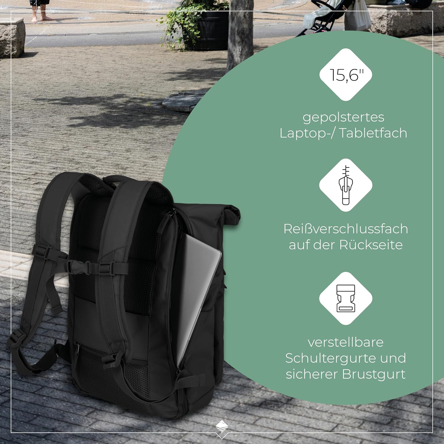 Thumbnail 4 de Travelite BASICS Handgepäck Rucksack 35 Liter