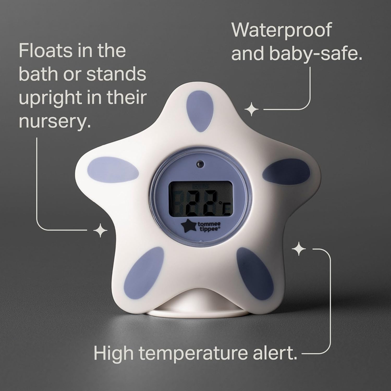 Detalle 2 de Tommee Tippee InBath Digital Thermometer for Baby Bath and Room