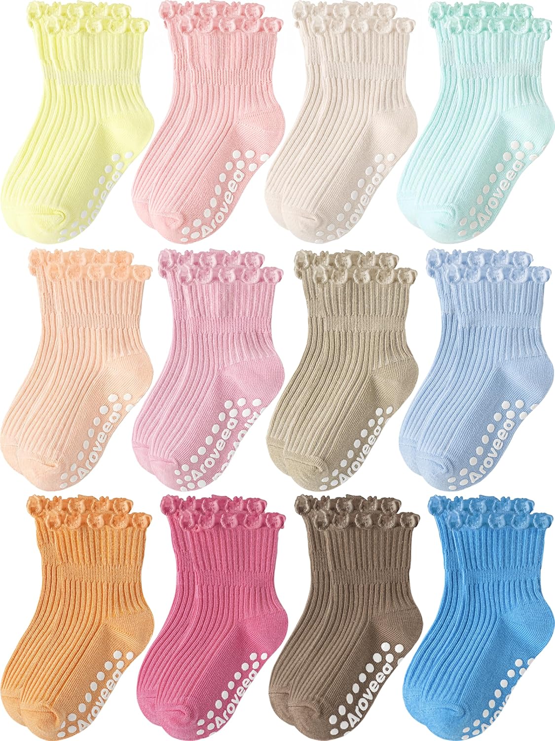 Detalle de Toddler Grip Socks 12-Pack
