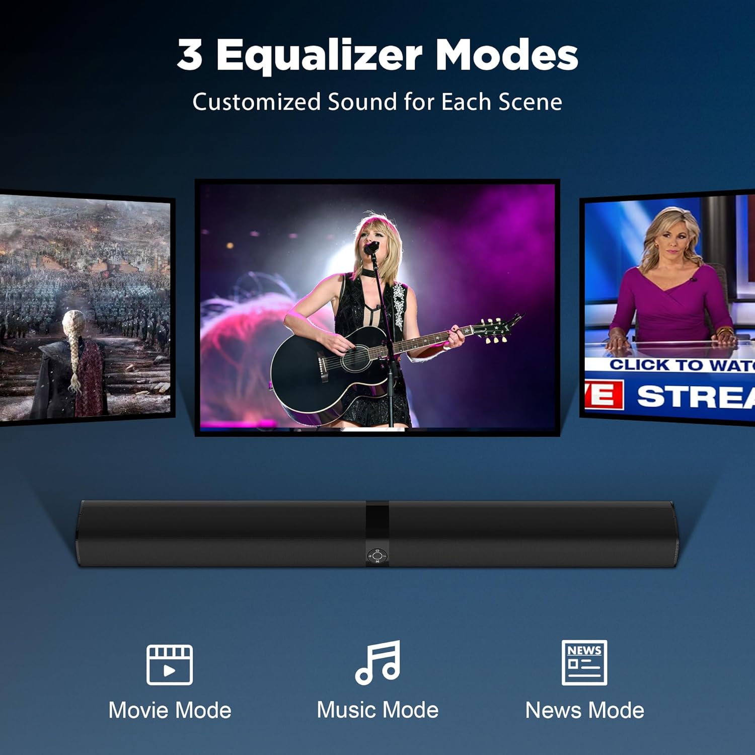 Thumbnail 2 de GarageRock Sound Bar detachable 2-in-1 soundbar