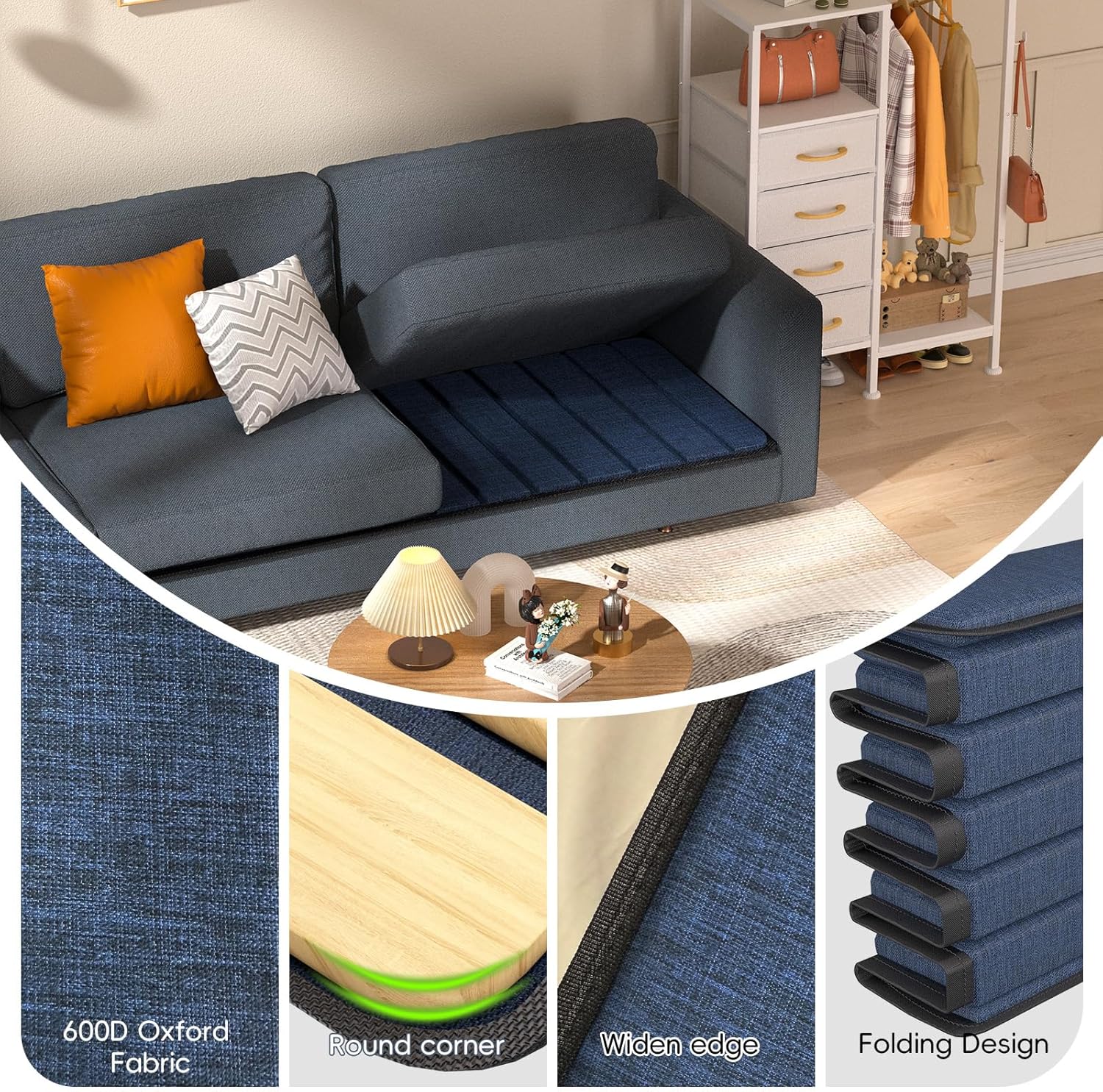 Thumbnail 2 de VERONLY Couch Cushion Support for Sagging Seat (60x170CM) – Wooden Sofa Strengthener Boards for 3-Seater