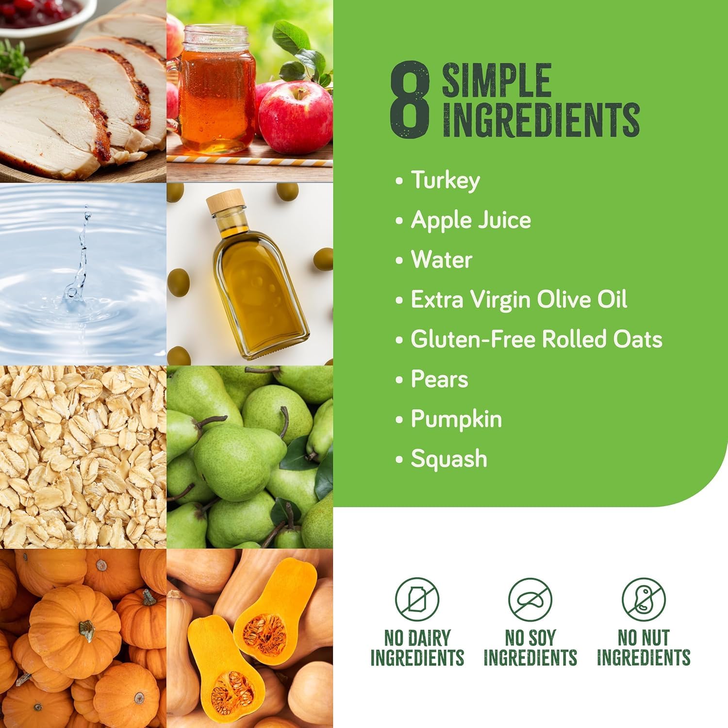 Detalle 1 de REAL FOOD BLENDS Select 202464 Turkey, Pears & Pumpkin Tube Feeding Meal, 12 Pack