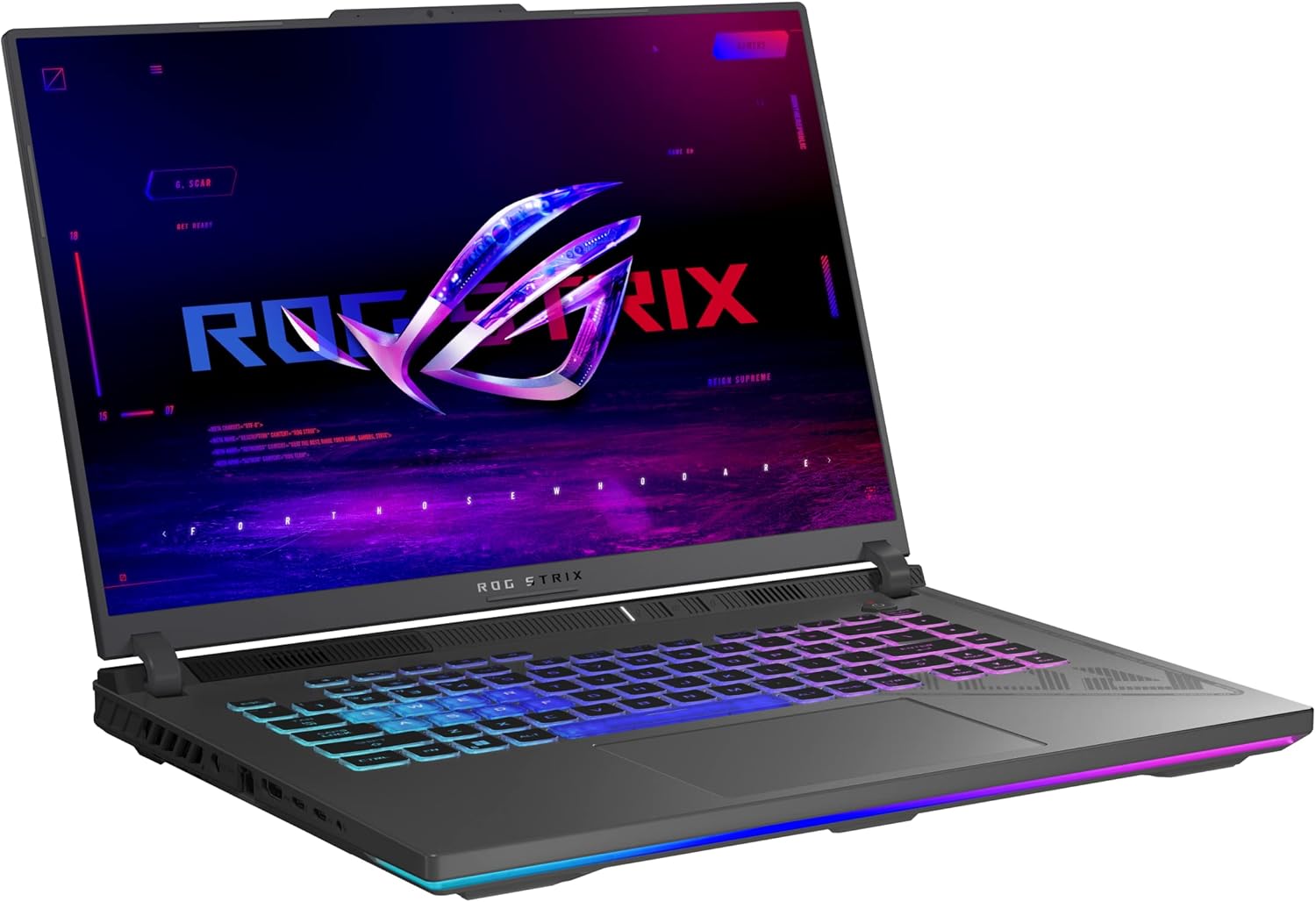 Detalle 2 de ASUS ROG Strix G16 (G614JV) : PC portable gamer 16" FHD+ 165 Hz, i7-13650HX et RTX 4060 8 Go