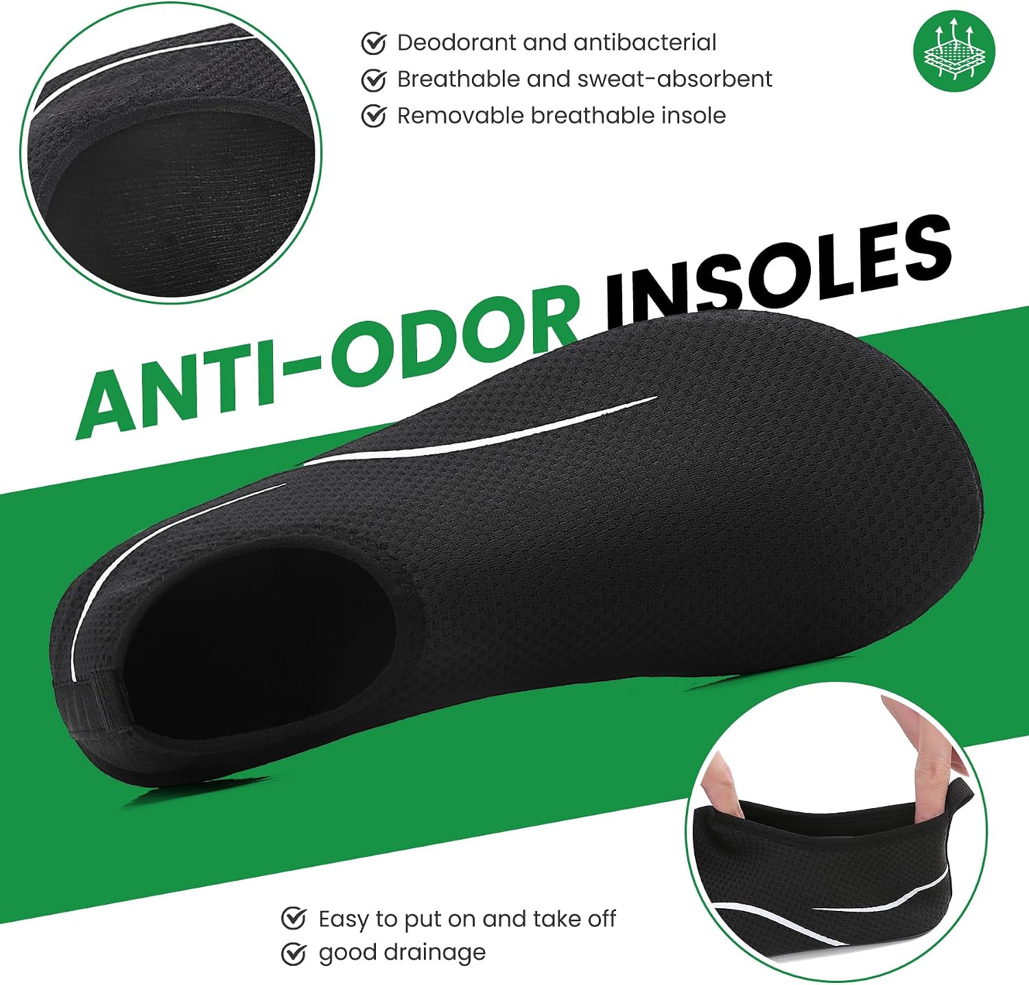 Detalle 2 de sportvibe Water Shoes Lightweight Quick-Dry