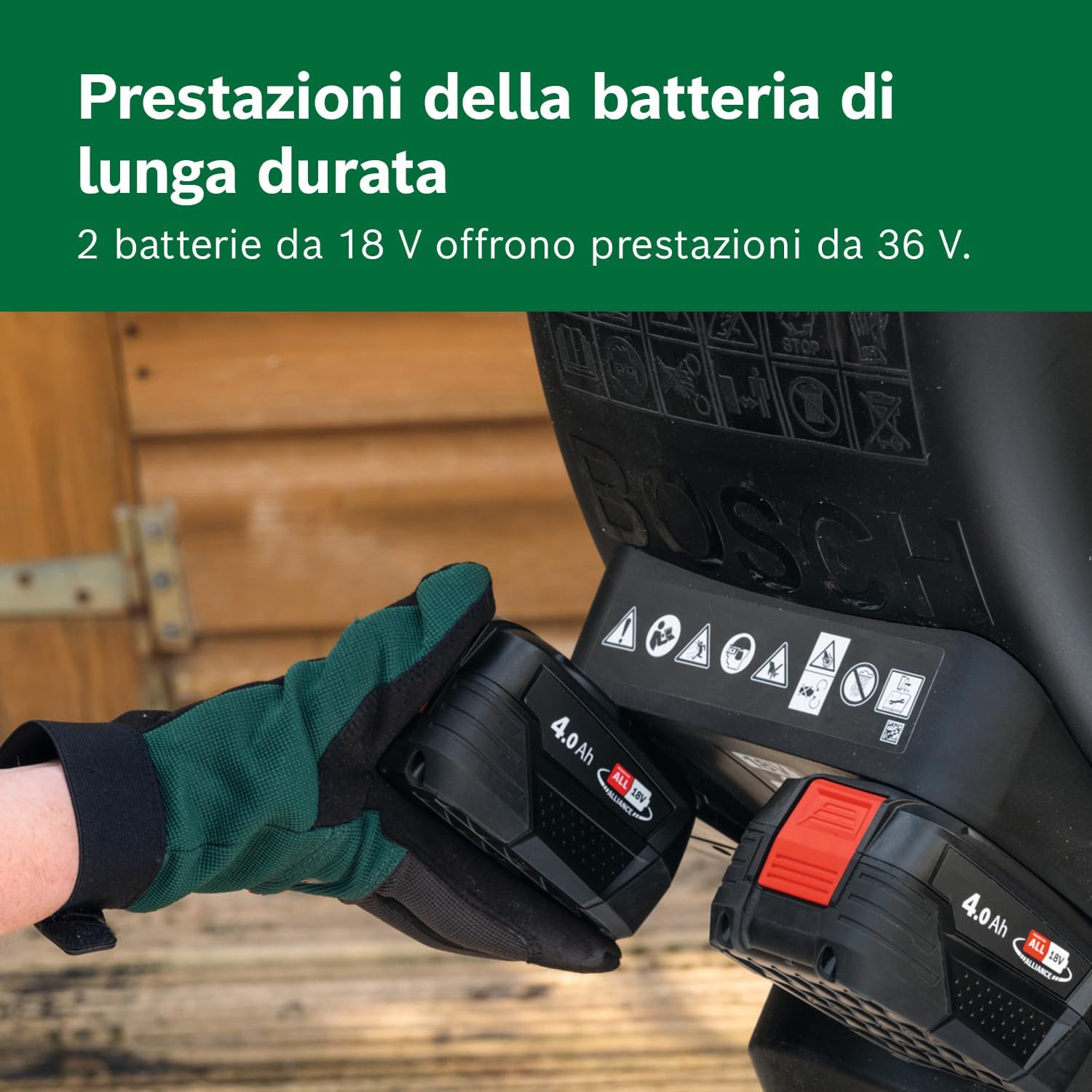 Thumbnail 4 de Bosch UniversalShredder 2x18V-25 a batteria con lame in acciaio temprato e motore brushless