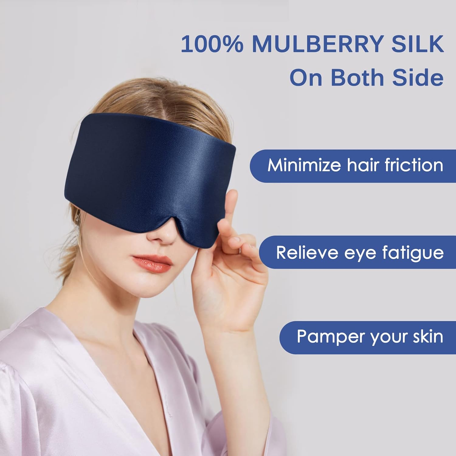 Thumbnail 2 de OLESILK Sleep Mask 19mm Mulberry Silk 🌙