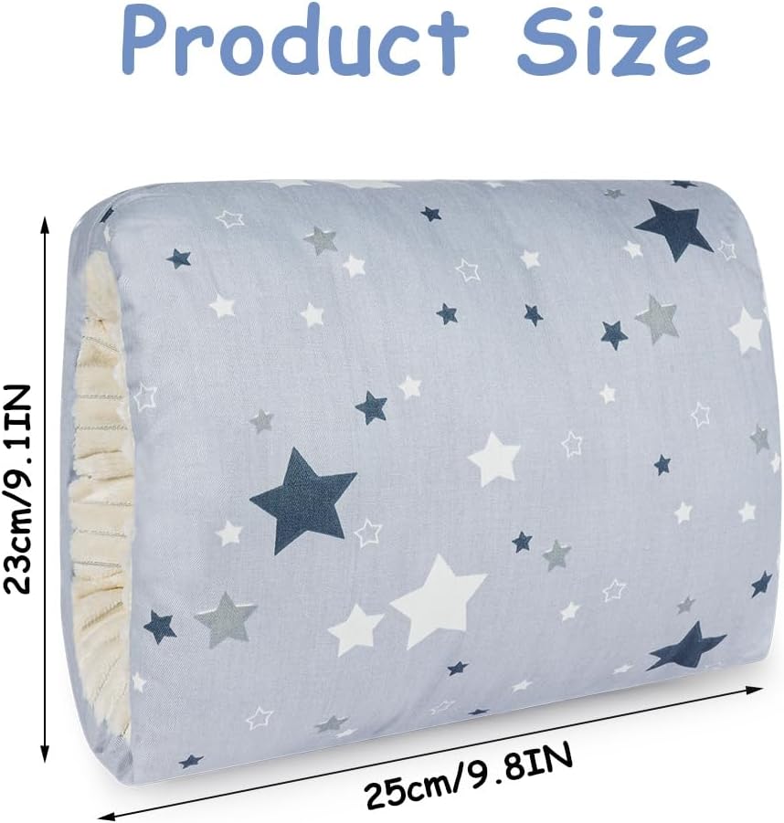 Detalle 2 de Aolso Cozy Cradle Arm Pillow Nursing & Breastfeeding Arm Pillow (Big-Small Stars)