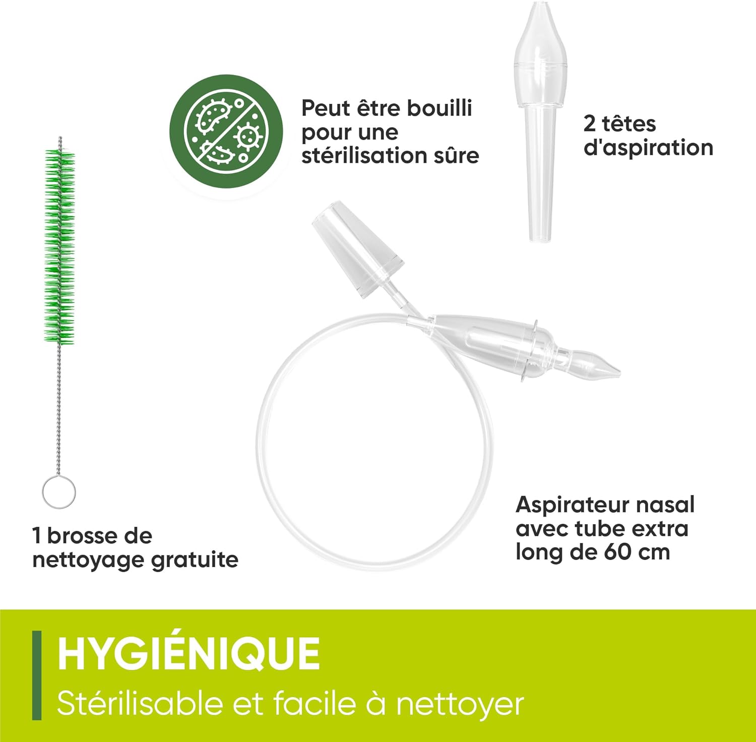 Thumbnail 4 de Airmed’s Vac Mouche Bébé Airmed’s Vac : aspiration nasale pour bébé, sûr et doux (testé en clinique) avec 2 embouts