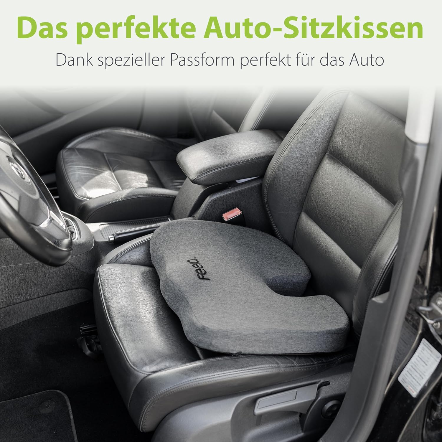 Detalle de feela.® Orthopädisches Autositzkissen 3 Härtegrade