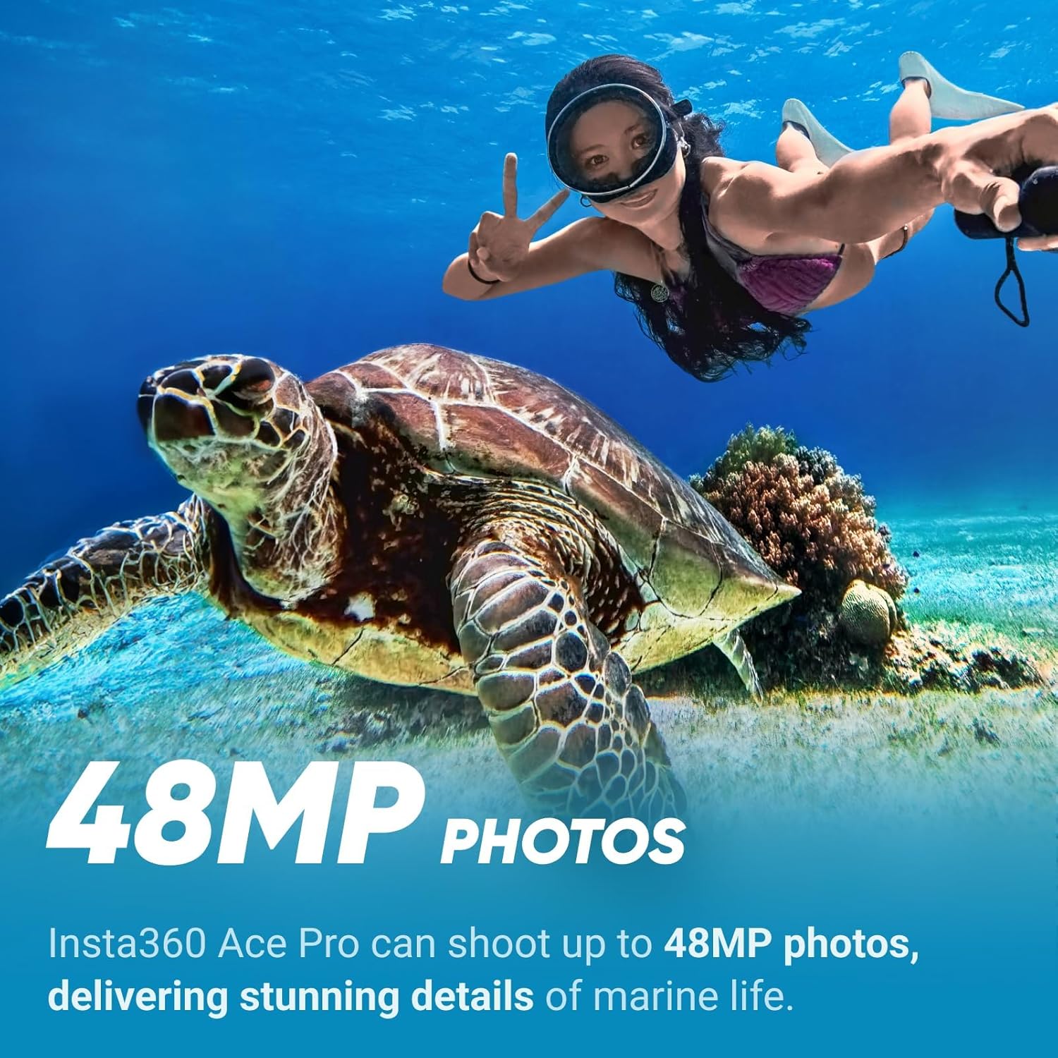 Thumbnail 4 de Insta360 Ace Pro Diving Kit — waterproof action camera bundle with 1/1.3" sensor and AI noise reduction