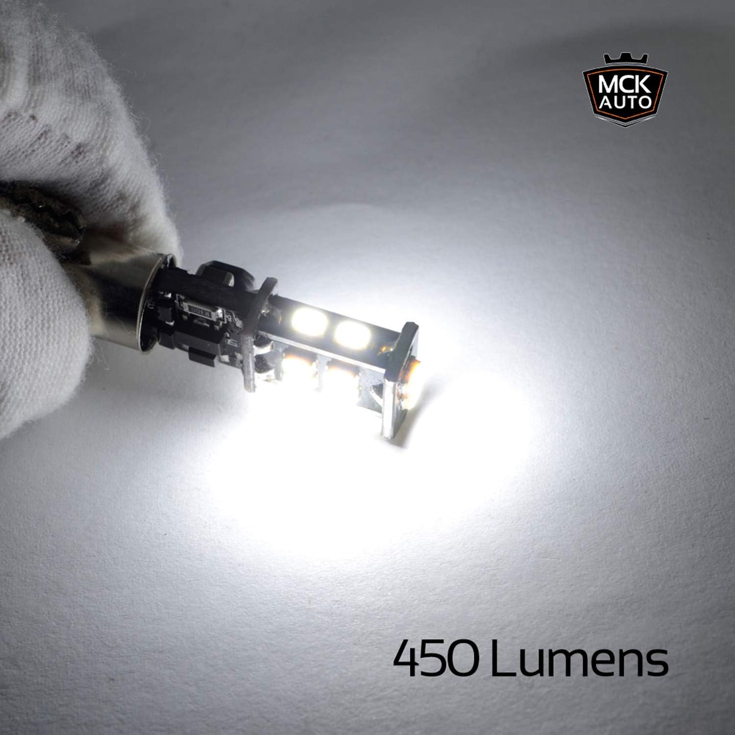 Detalle de MCK Auto H21W BAY9s LED Canbus Bulbs – White, Very Bright Sideli ghts and Reversing Lights (F30/F31 LCI) GA4L3