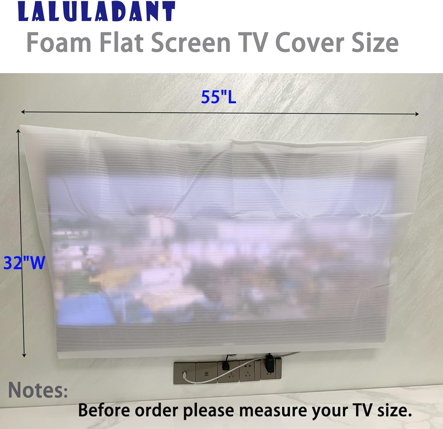 Thumbnail 1 de 2 Pack Foam Flat Screen TV Covers for 50–55 Inch Screens
