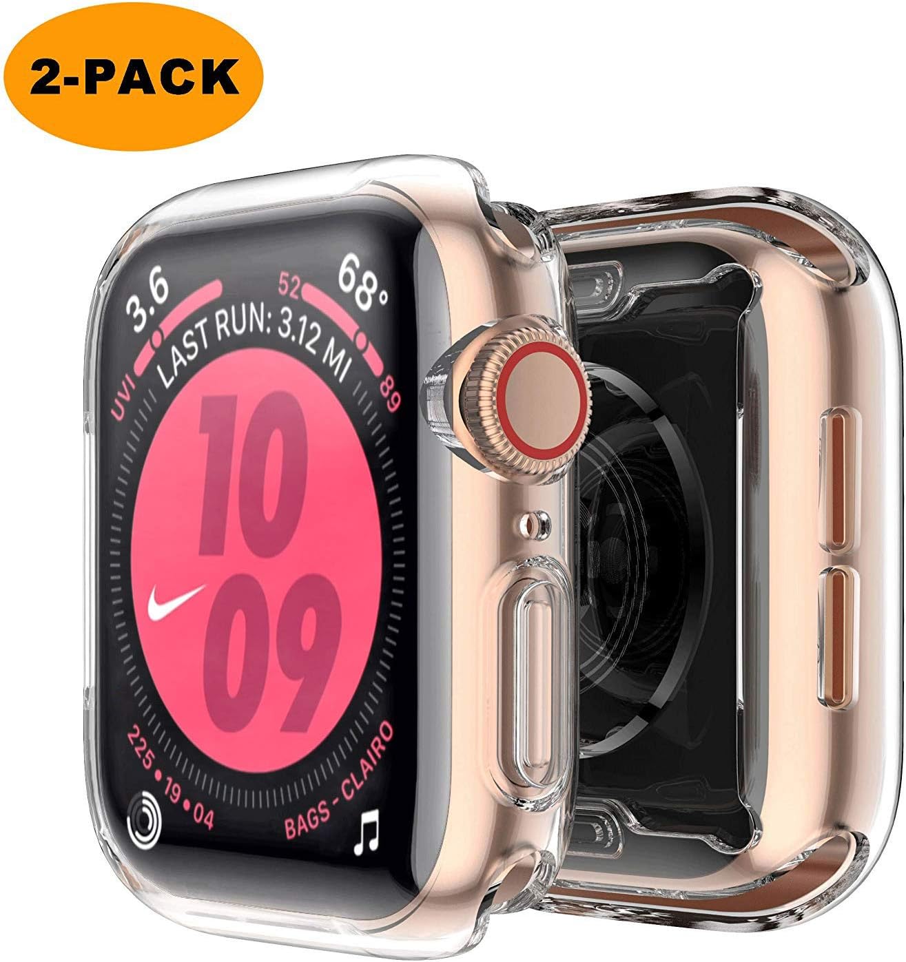 Thumbnail 1 de Piuellia 40mm Clear TPU Case 2-Pack