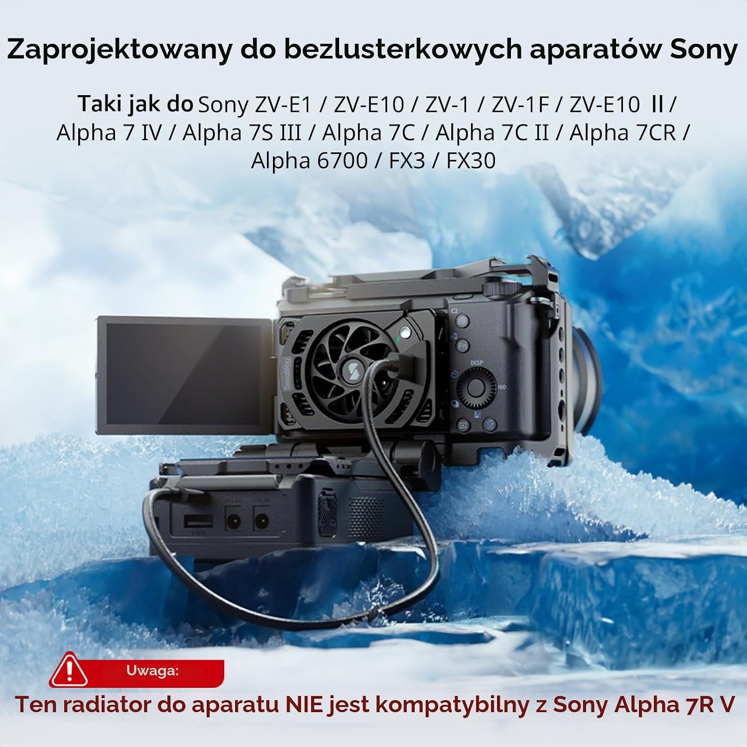 Thumbnail 6 de SMALLRIG 5152 – zewnętrzny system chłodzenia do aparatów Sony z modułem TEC