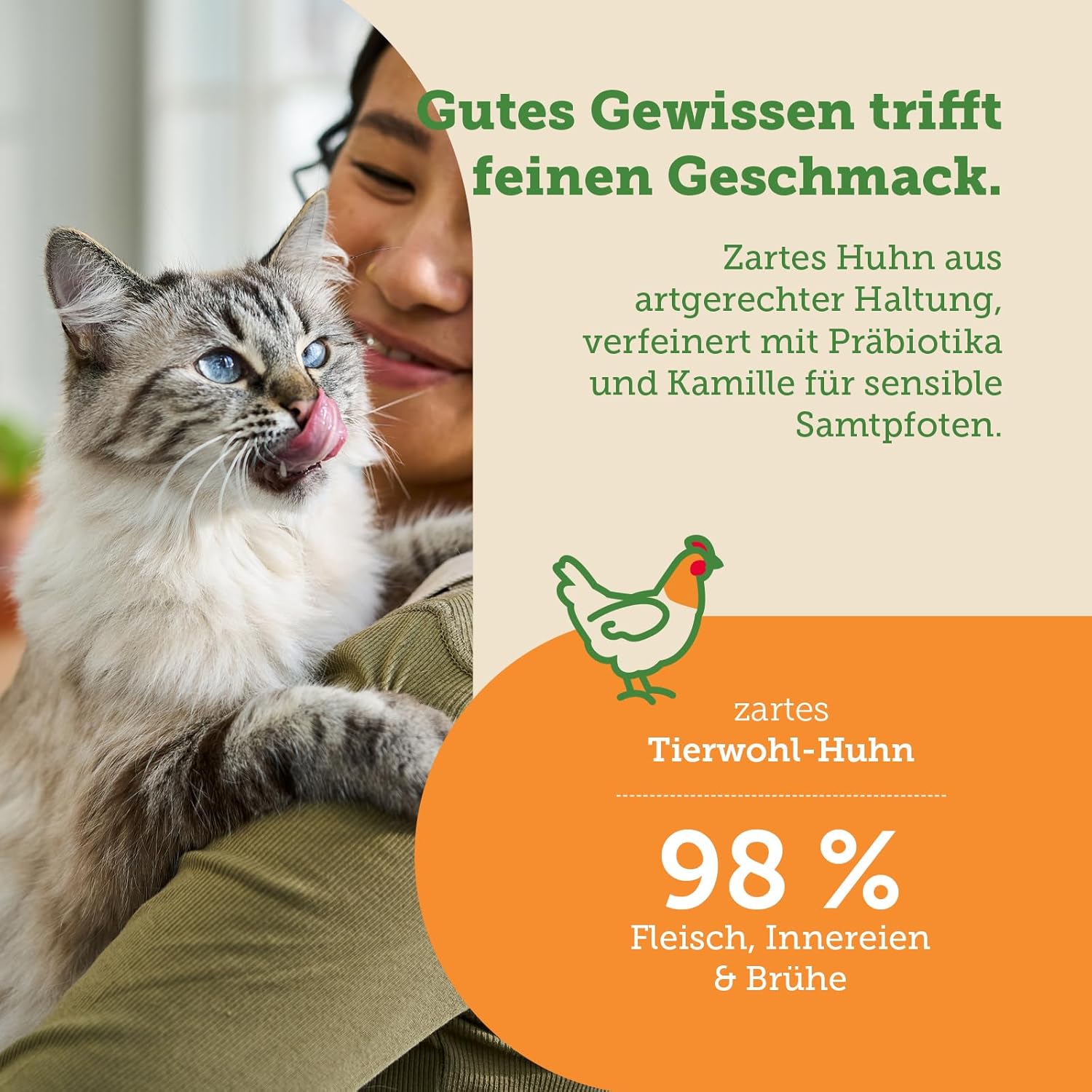 Detalle de MERA Cats Nature Katzenfutter 12×85 g 🐱