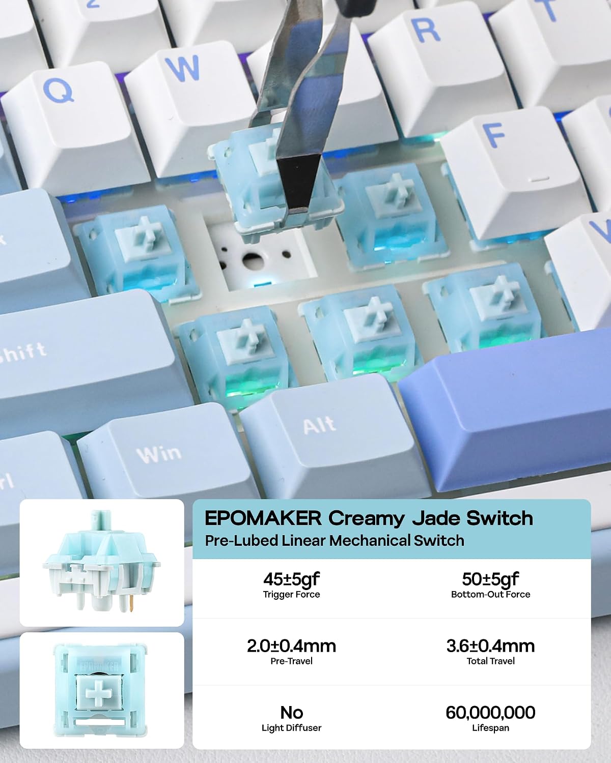 Thumbnail 5 de EPOMAKER TH99 mechanical keyboard 8000mAh ⌨