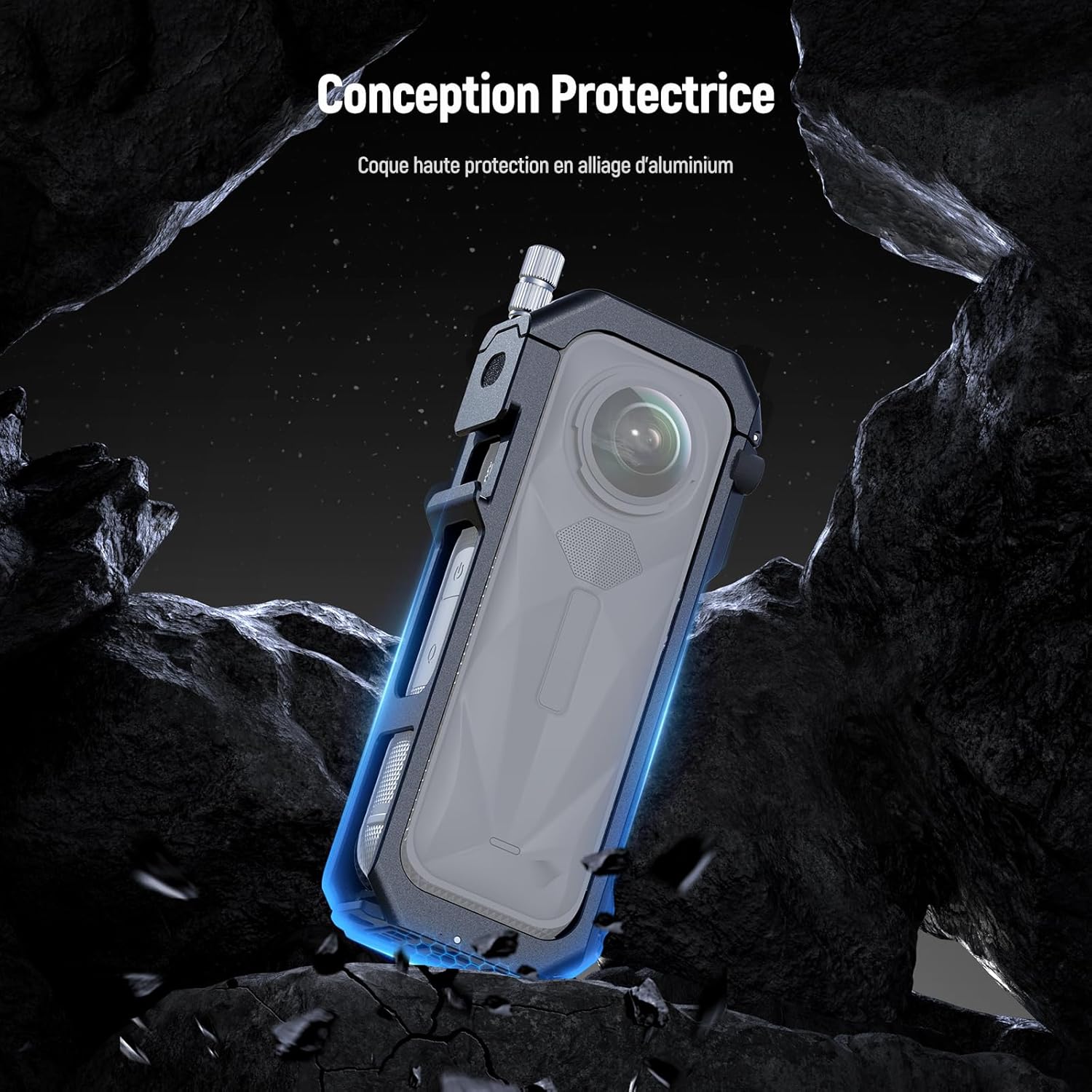Thumbnail 5 de NEEWER Cage de protection pour Insta360 X5 avec fixation rapide et filetage 1/4