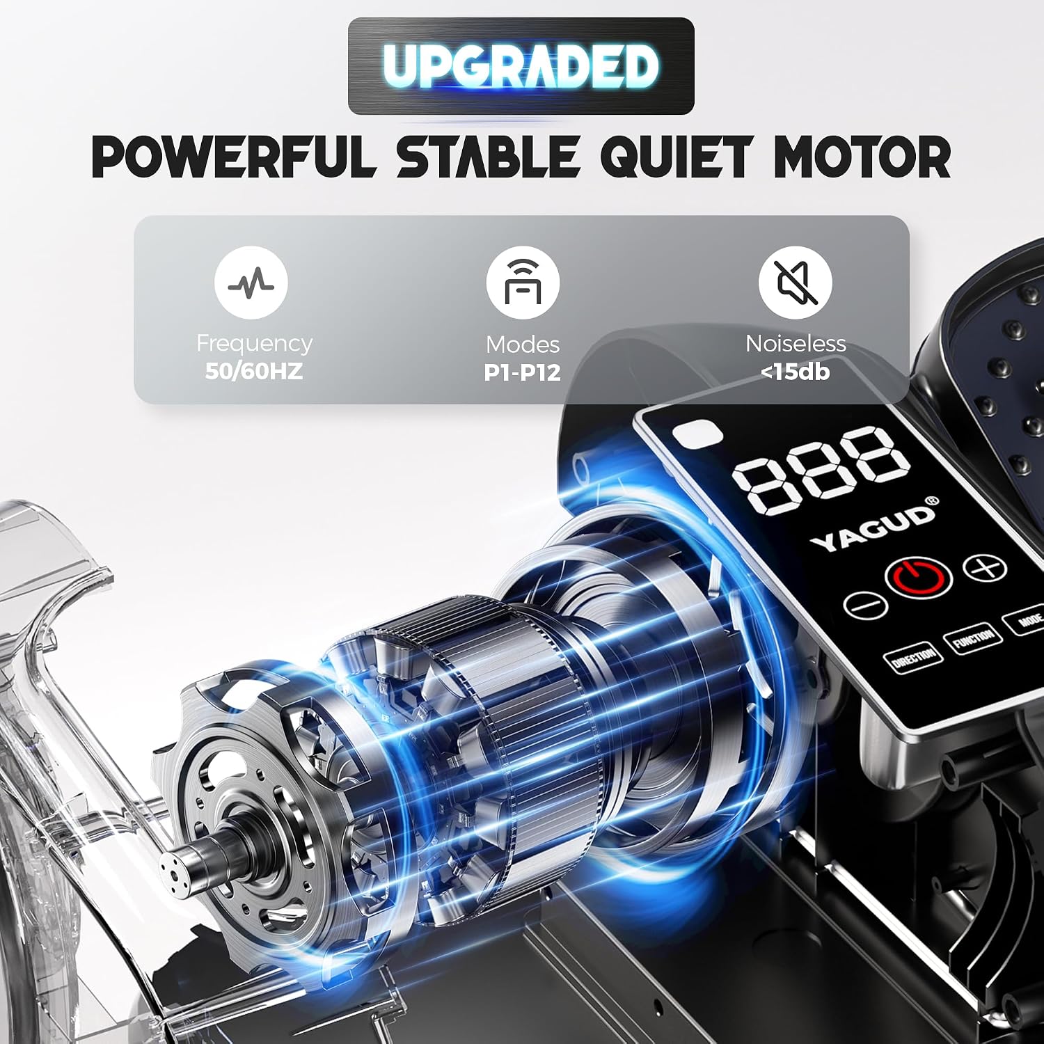 Thumbnail 1 de Yagud Elliptical C Under Desk Elliptical Machine, 12 Modes, Remote