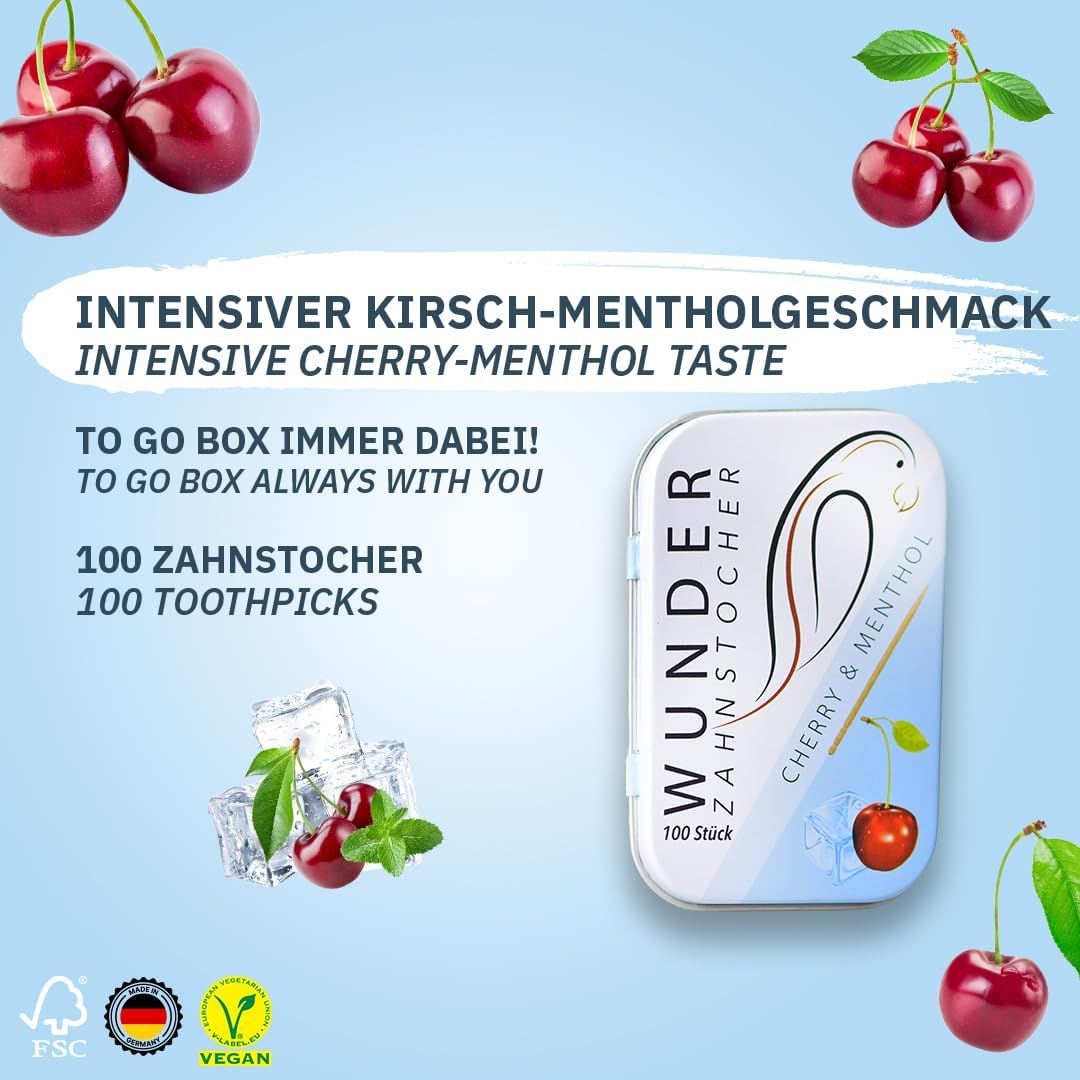 Thumbnail 2 de Wunder Stuzzicadenti aromatici con 8 gusti rinfrescanti (100 pezzi)