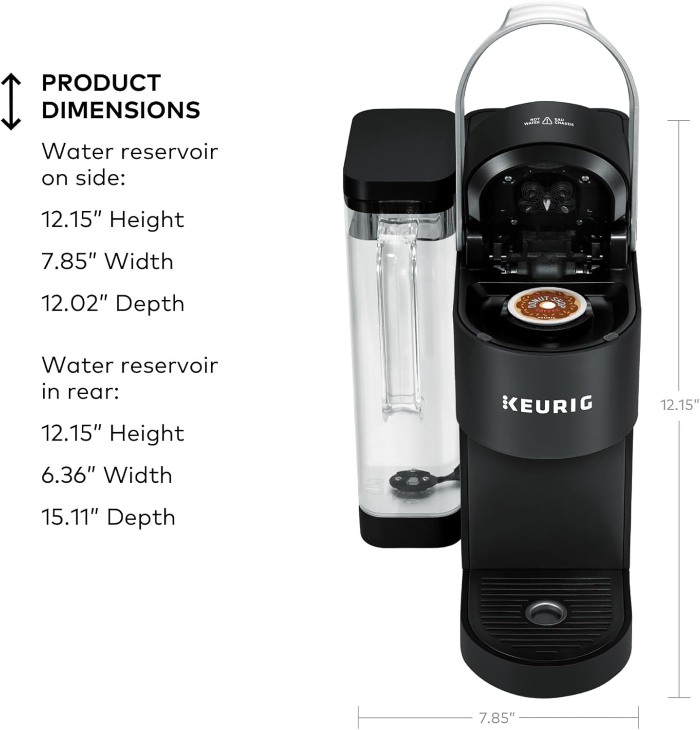 Thumbnail 4 de Keurig K-Supreme Single Serve K-Cup Pod Coffee Maker with MultiStream Technology
