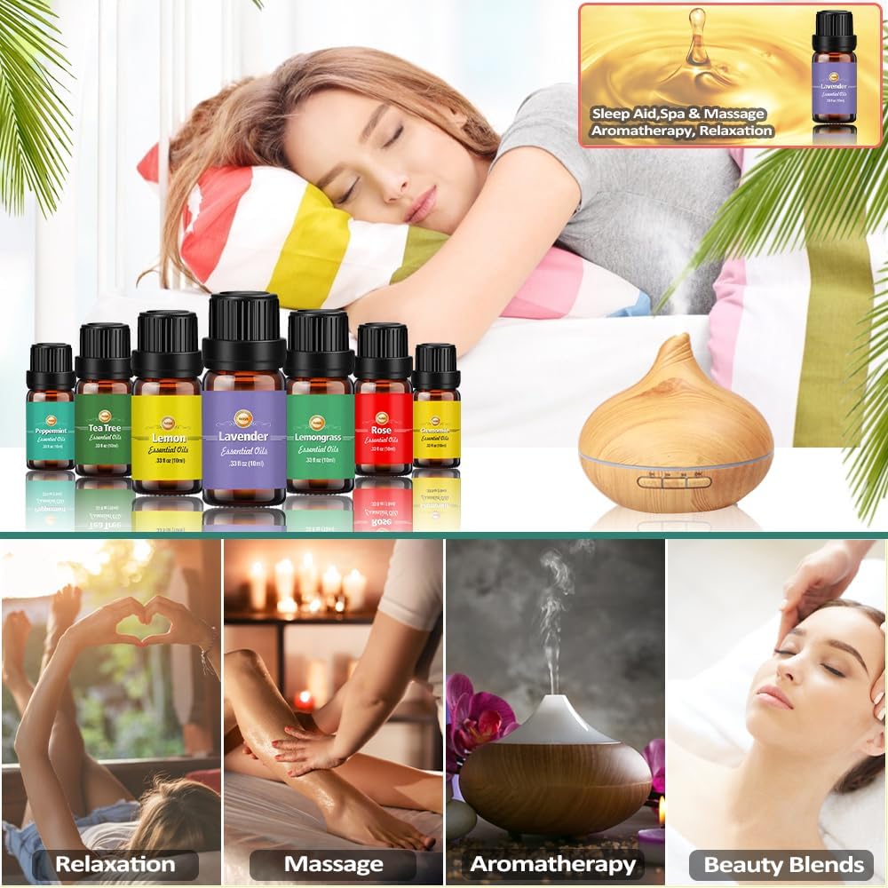 Thumbnail 5 de Aulaya Ätherische Öle Set (18 x 10 ml) – Teebaum, Lavendel, Eukalyptus & weitere