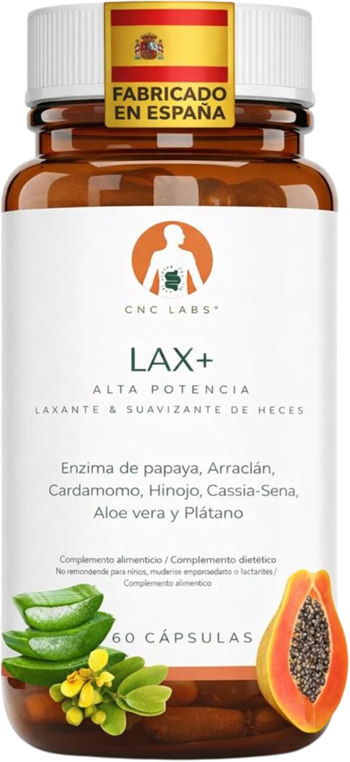 Detalle de LAX+ Laxante natural 7 en 1 10 cápsulas