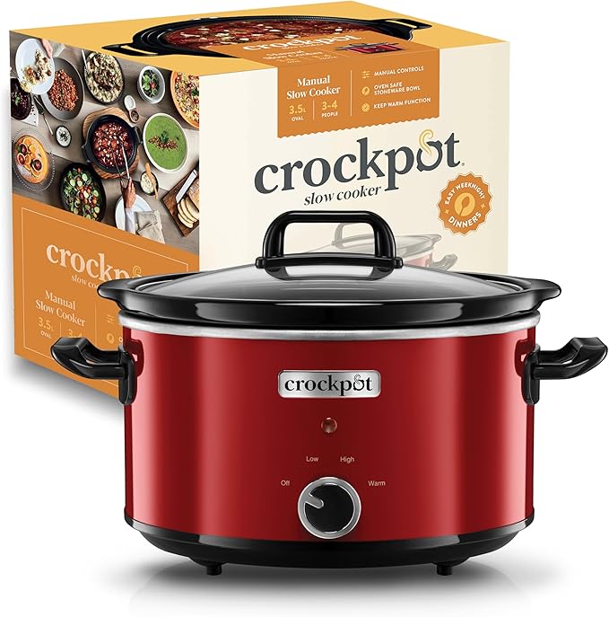 Detalle de Crock-Pot SCV400RD Olla eléctrica de cocción lenta 3,5 L 🍲